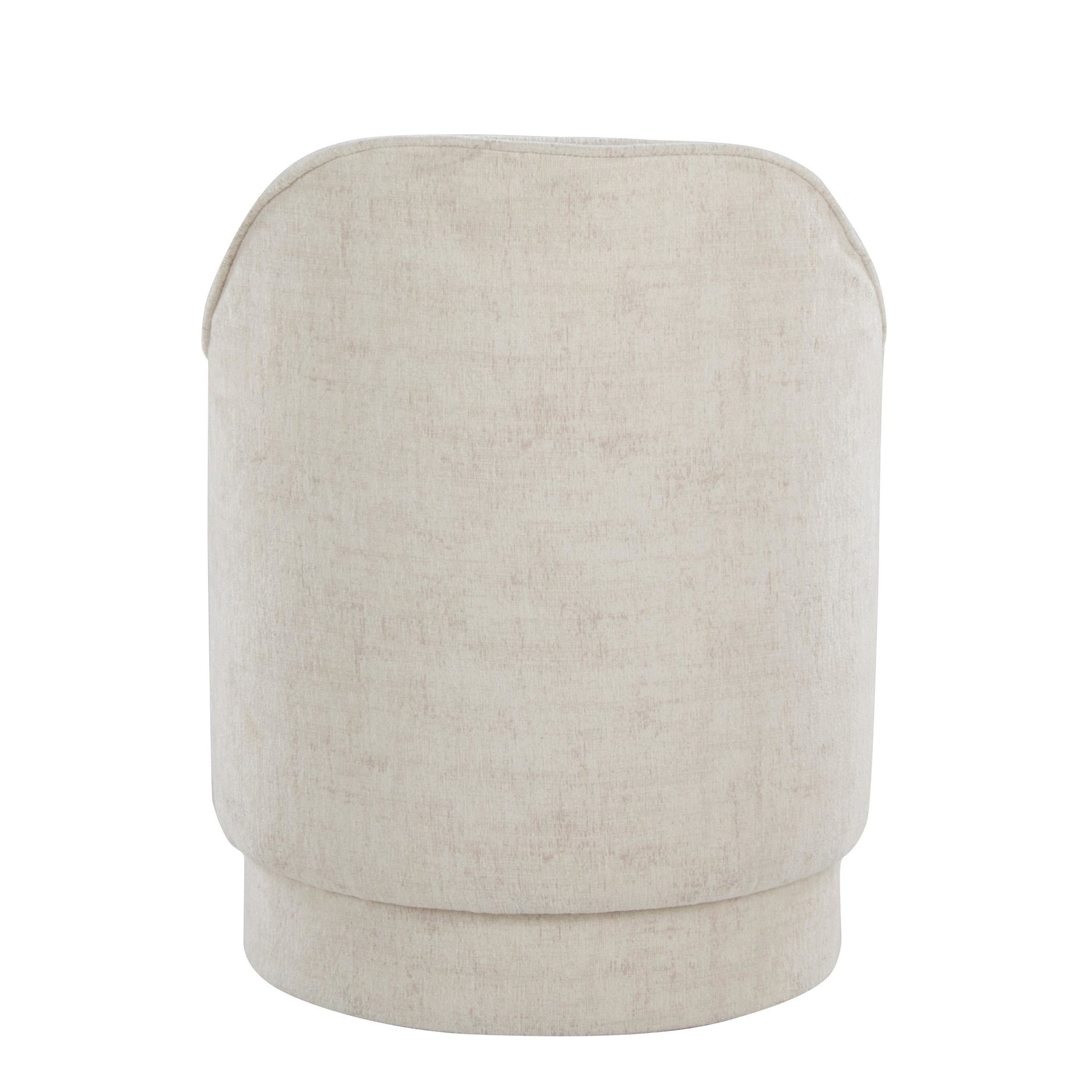 Marla Upholstered Vanity Stool By LumiSource - B18-MARLAUP CR | Stools | Modishstore - 10