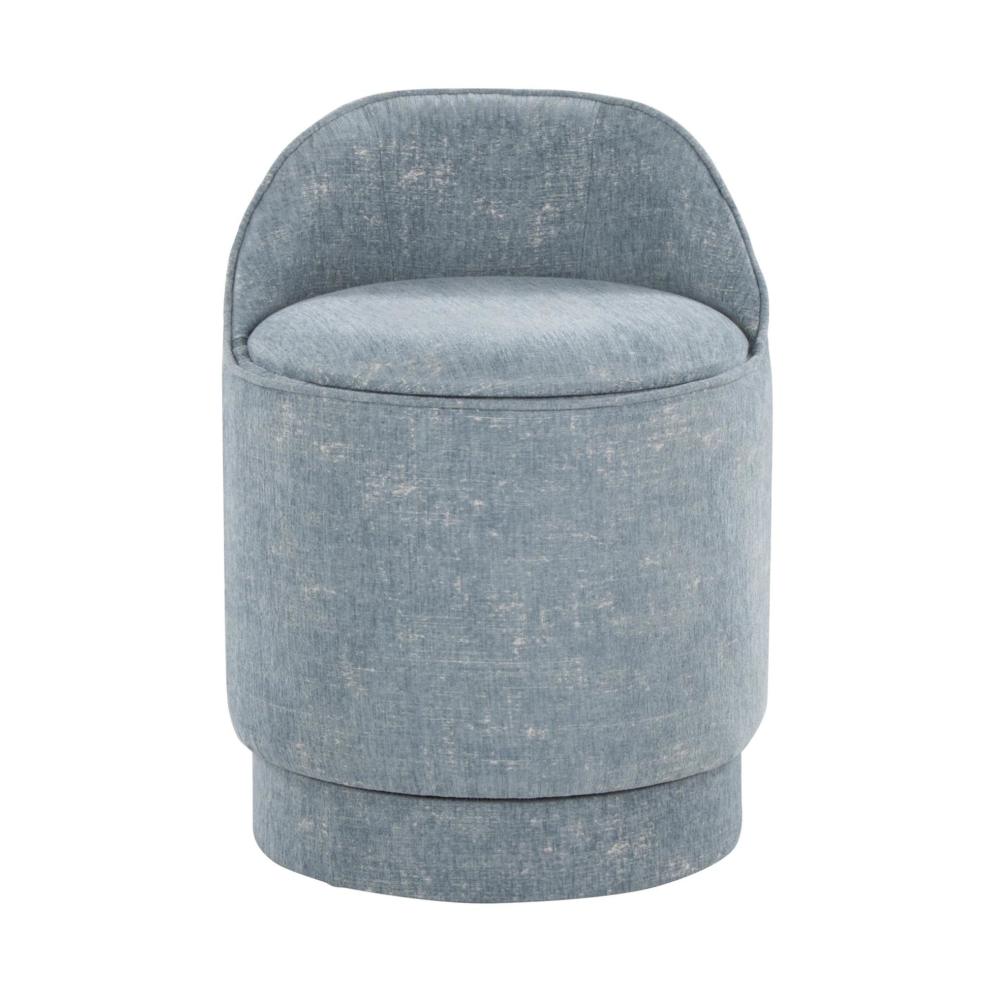 Marla Upholstered Vanity Stool By LumiSource - B18-MARLAUP CR | Stools | Modishstore - 29