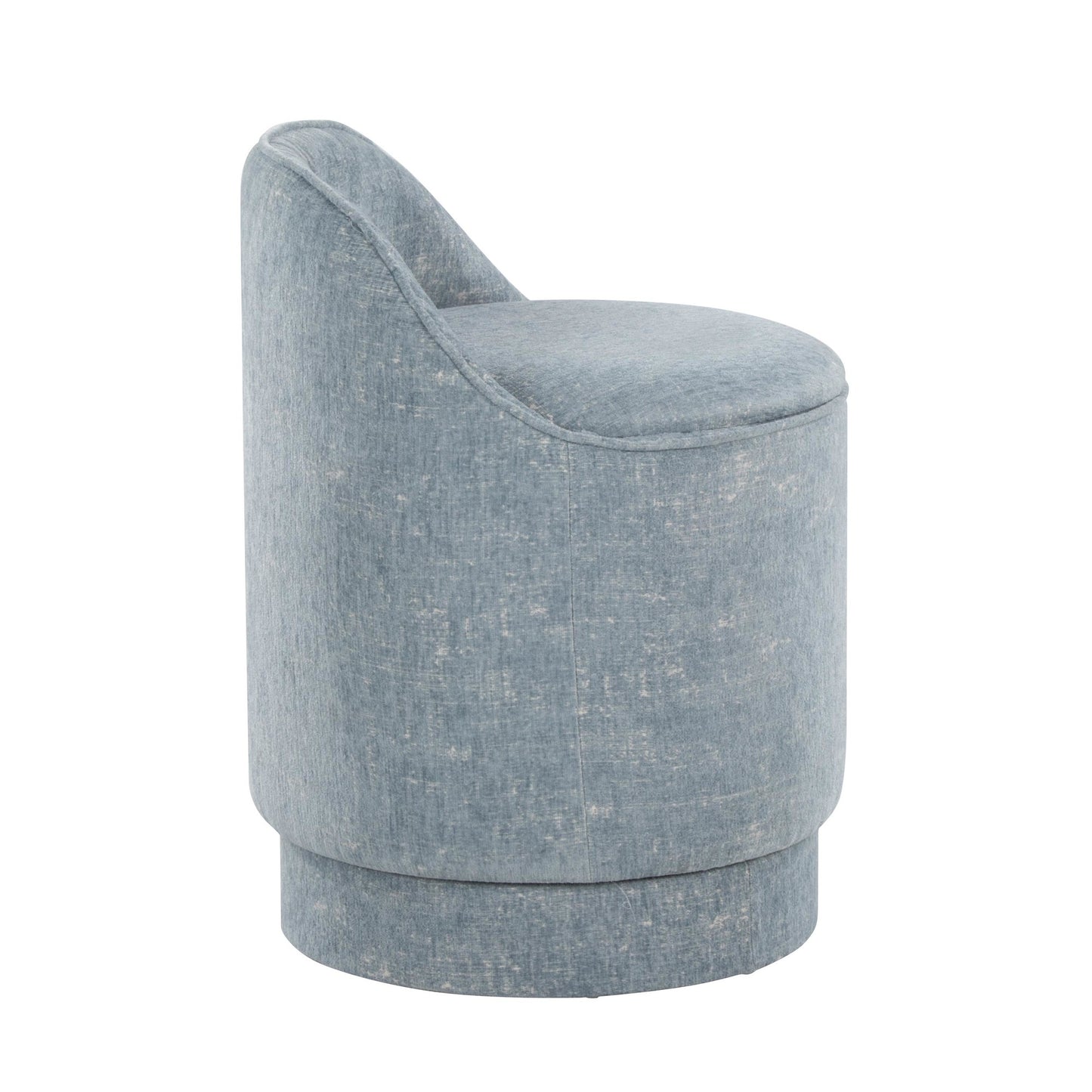 Marla Upholstered Vanity Stool By LumiSource - B18-MARLAUP CR | Stools | Modishstore - 27