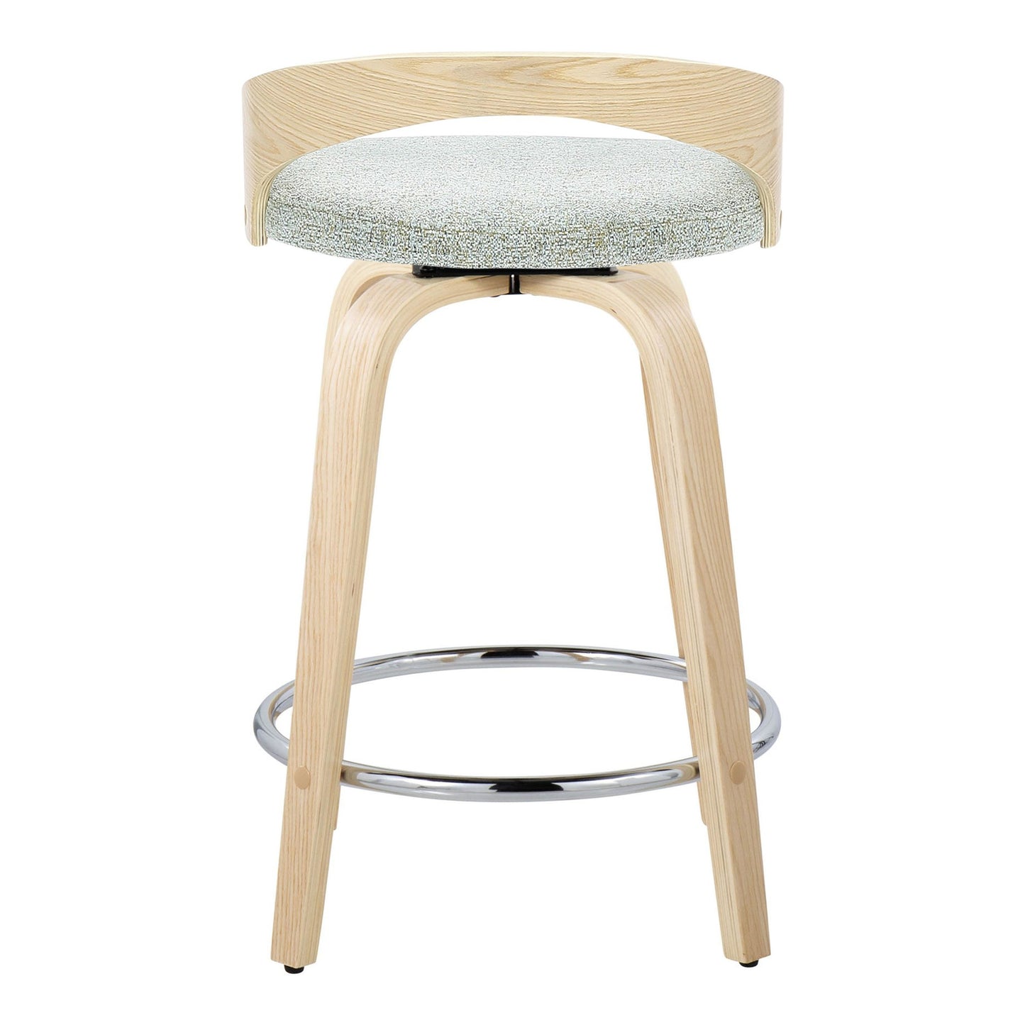 Grotto 24" Fixed-Height Counter Stool - Set of 2 By LumiSource - B24-GROTTOFB-GRTZR2 NANALGN2 | Counter Stools | Modishstore - 10