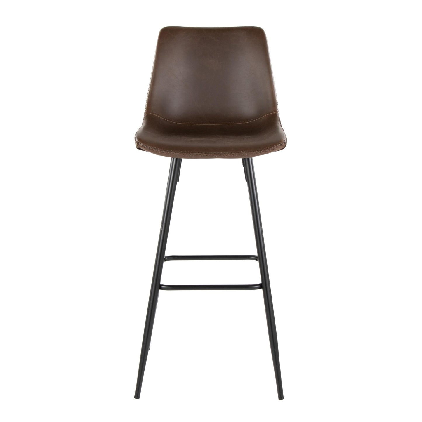 Durango 30" Fixed-Height Barstool - Set of 2 By LumiSource - B30-DRNGPU-MARGX2 BKCG2 | Bar Stools | Modishstore - 15