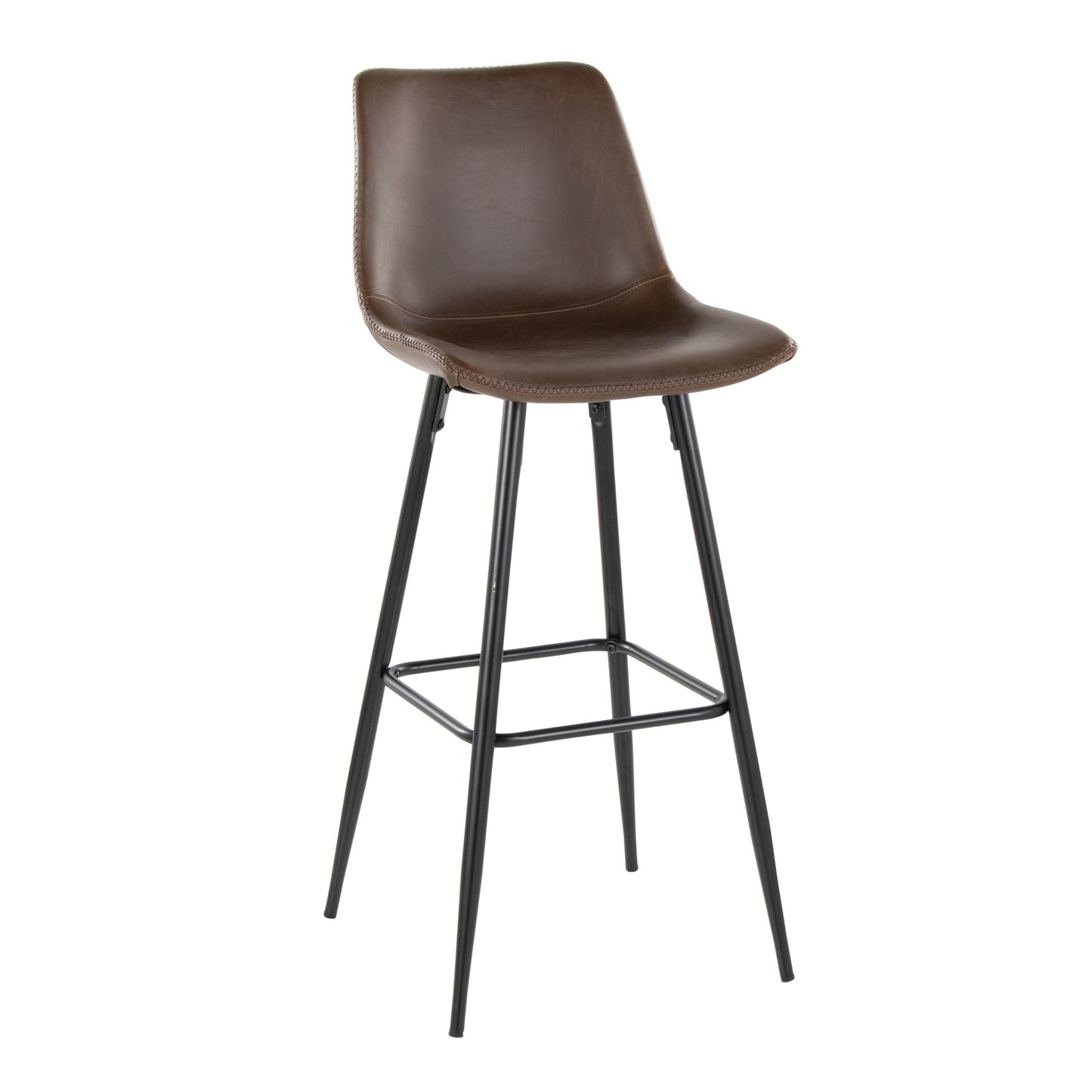 Durango 30" Fixed-Height Barstool - Set of 2 By LumiSource - B30-DRNGPU-MARGX2 BKCG2 | Bar Stools | Modishstore - 12