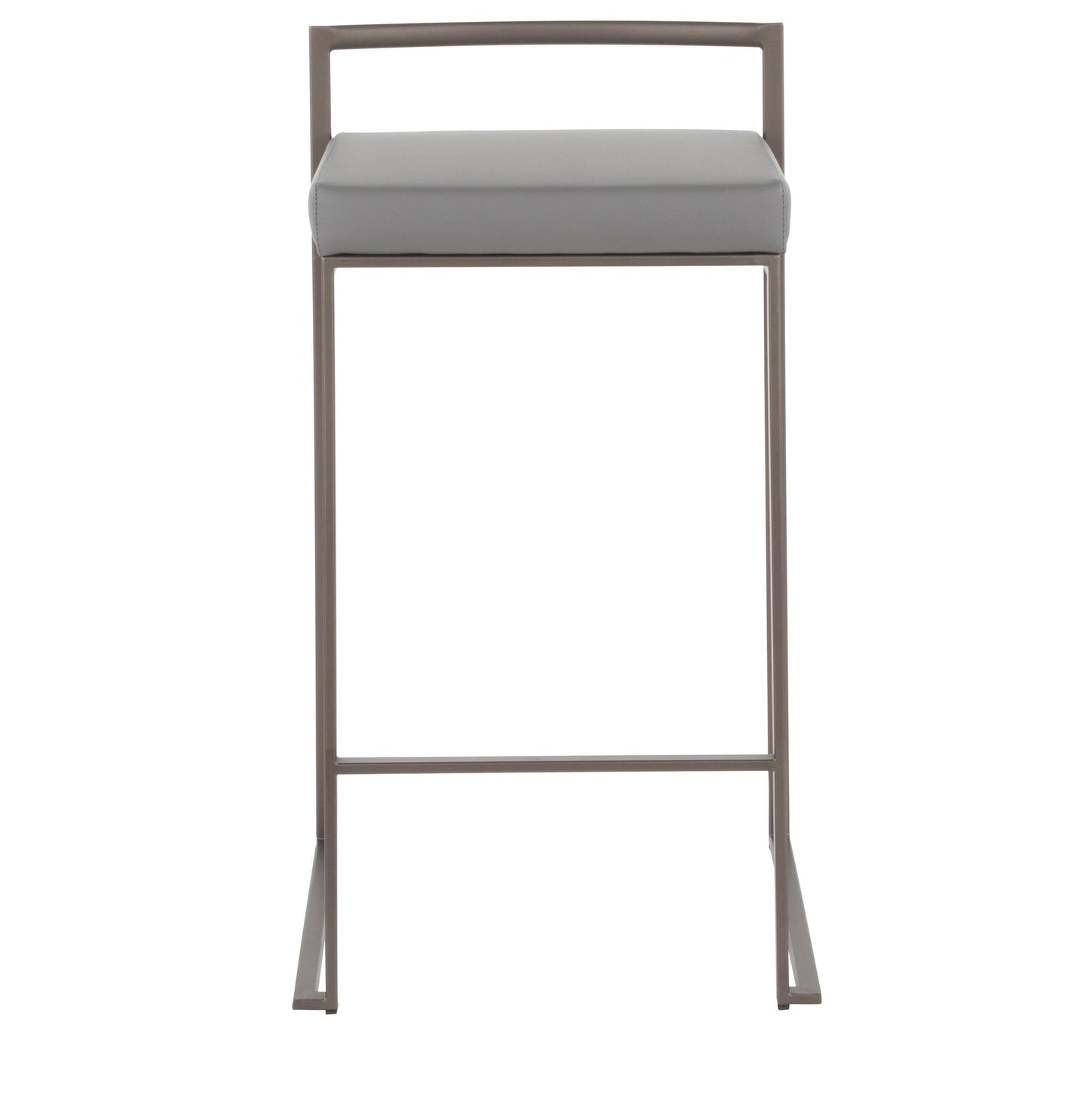 Fuji Stacker 26" Fixed-Height Counter Stool - Set of 3 By LumiSource - B26-FUJIPU ANBK3 | Counter Stools | Modishstore - 14