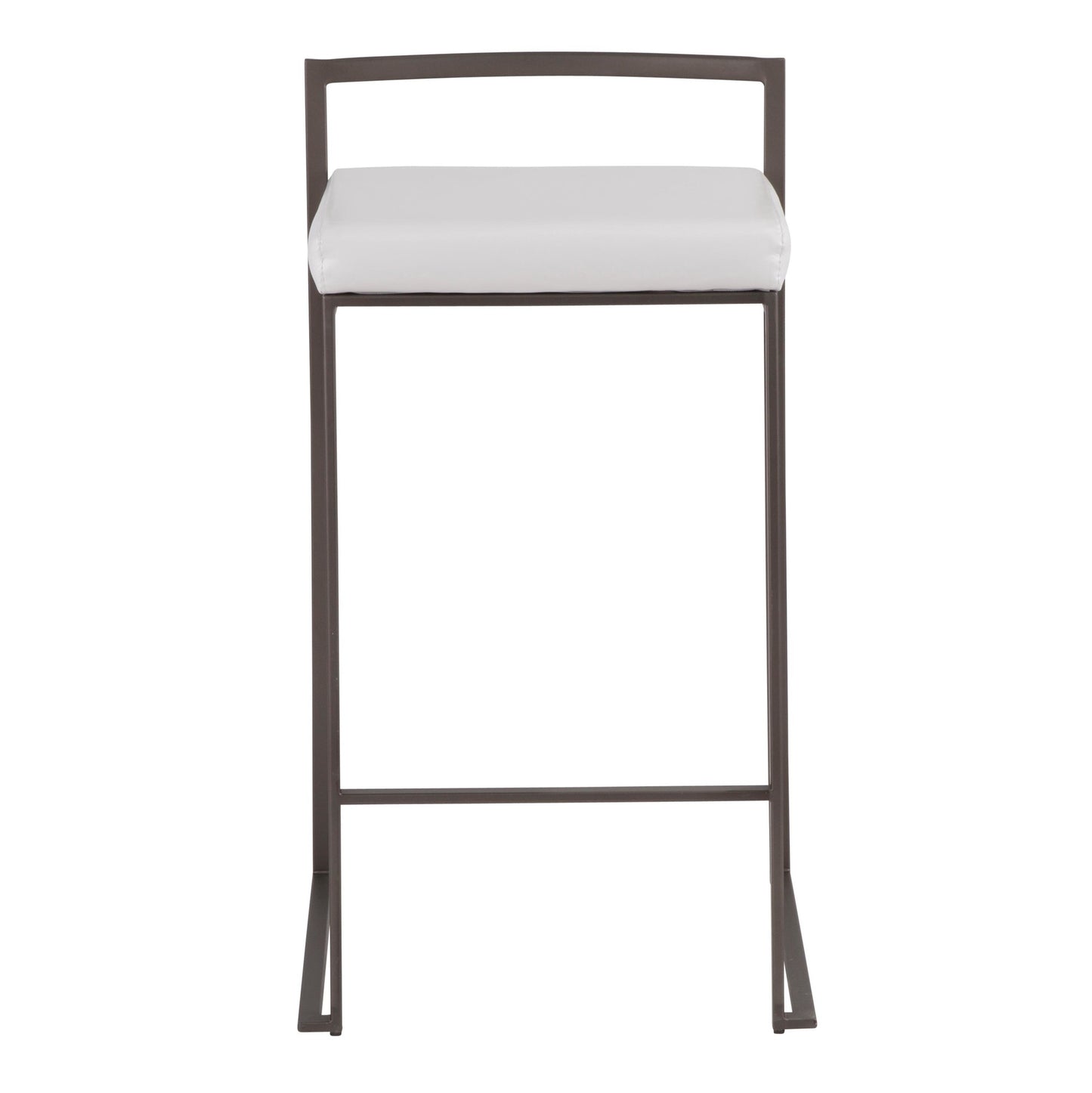 Fuji Stacker 26" Fixed-Height Counter Stool - Set of 3 By LumiSource - B26-FUJIPU ANBK3 | Counter Stools | Modishstore - 22