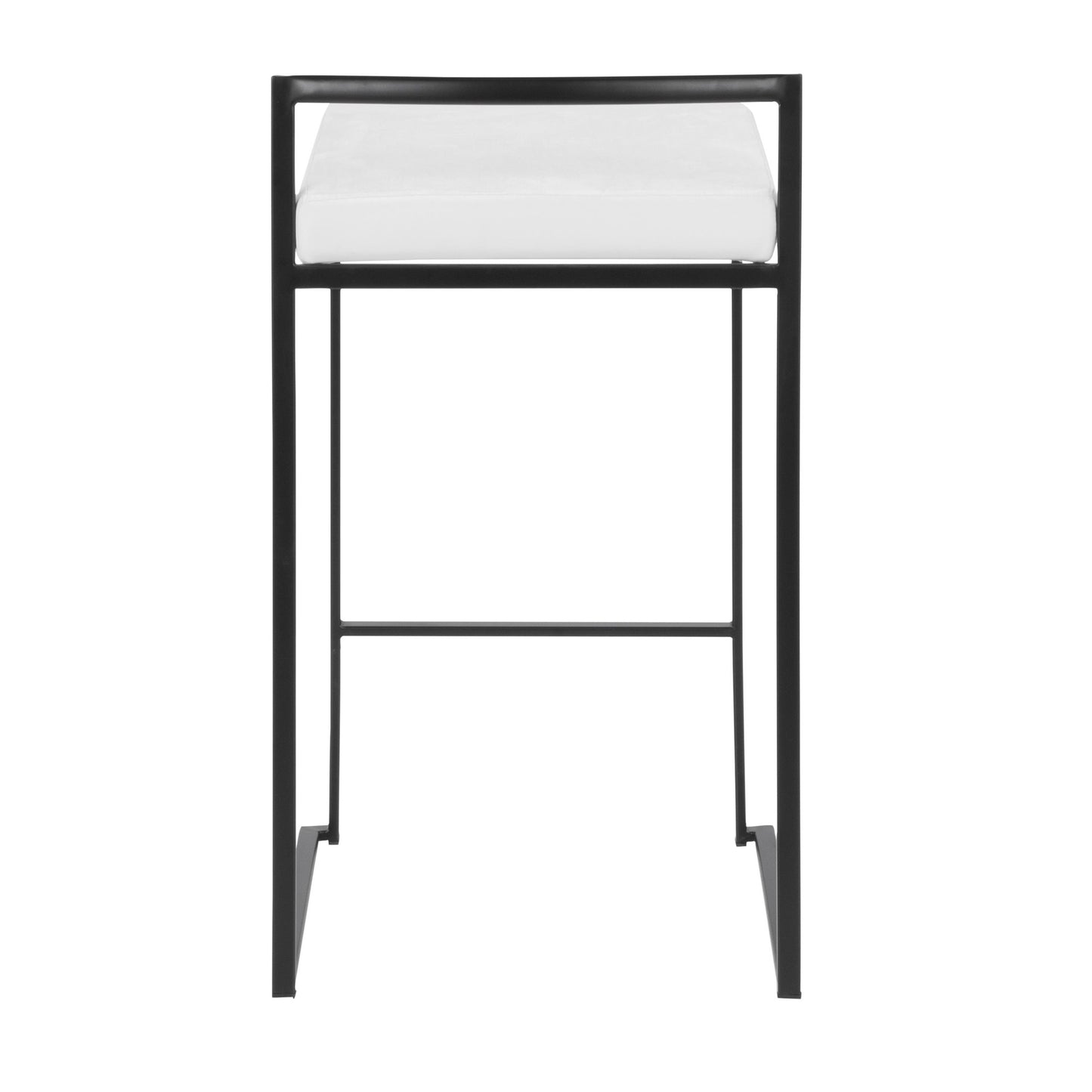 Fuji Stacker 26" Fixed-Height Counter Stool - Set of 3 By LumiSource - B26-FUJIV BKBK3 | Counter Stools | Modishstore - 20