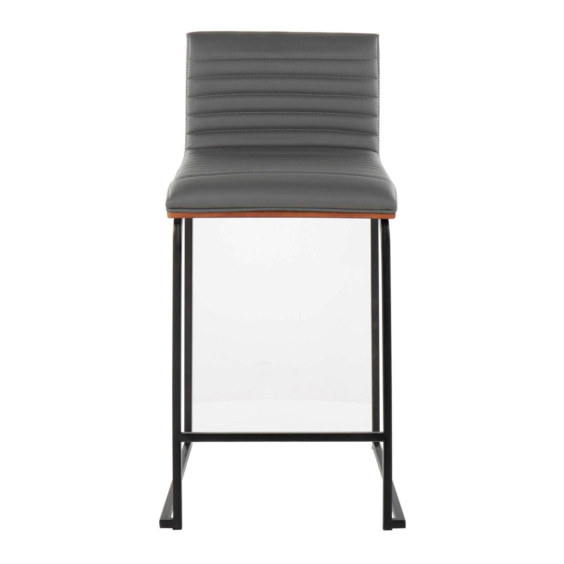 Mason Mara 26" Fixed-Height Counter Stool - Set of 2 By LumiSource - B26-MASONPU-MARA1 BKWLBK2 | Counter Stools | Modishstore - 15