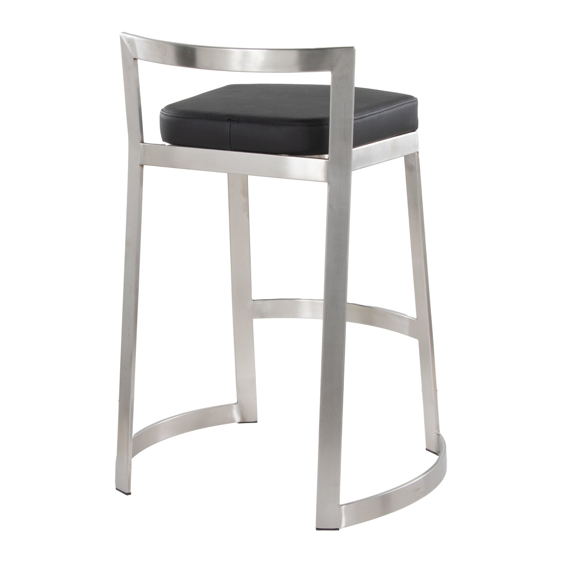 Fuji DLX Counter Stool - Set of 2 By LumiSource - B28-FUJDLX BK2 | Counter Stools | Modishstore - 4