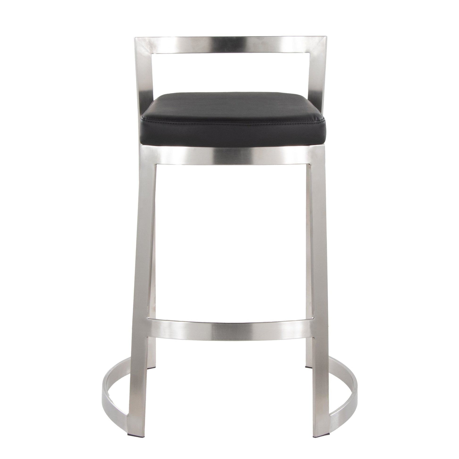 Fuji DLX Counter Stool - Set of 2 By LumiSource - B28-FUJDLX BK2 | Counter Stools | Modishstore - 5