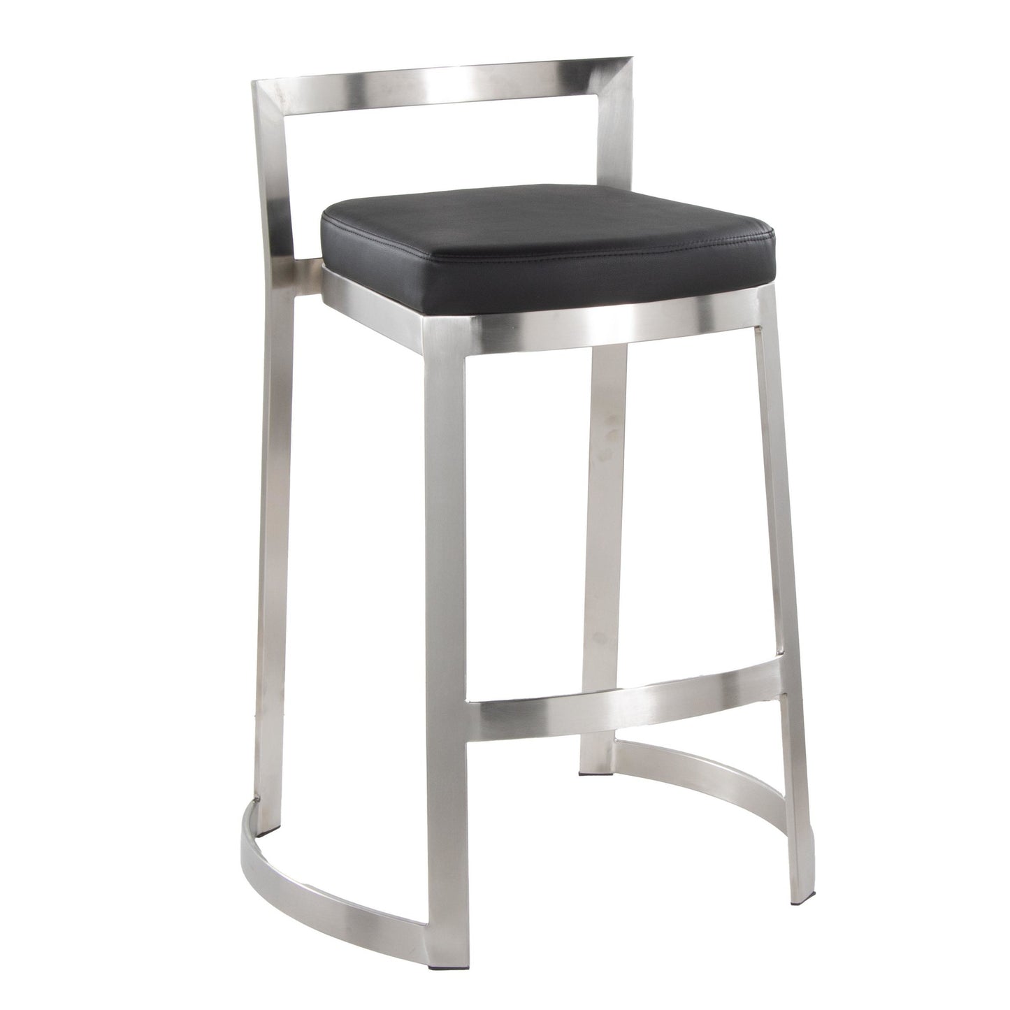 Fuji DLX Counter Stool - Set of 2 By LumiSource - B28-FUJDLX BK2 | Counter Stools | Modishstore - 2