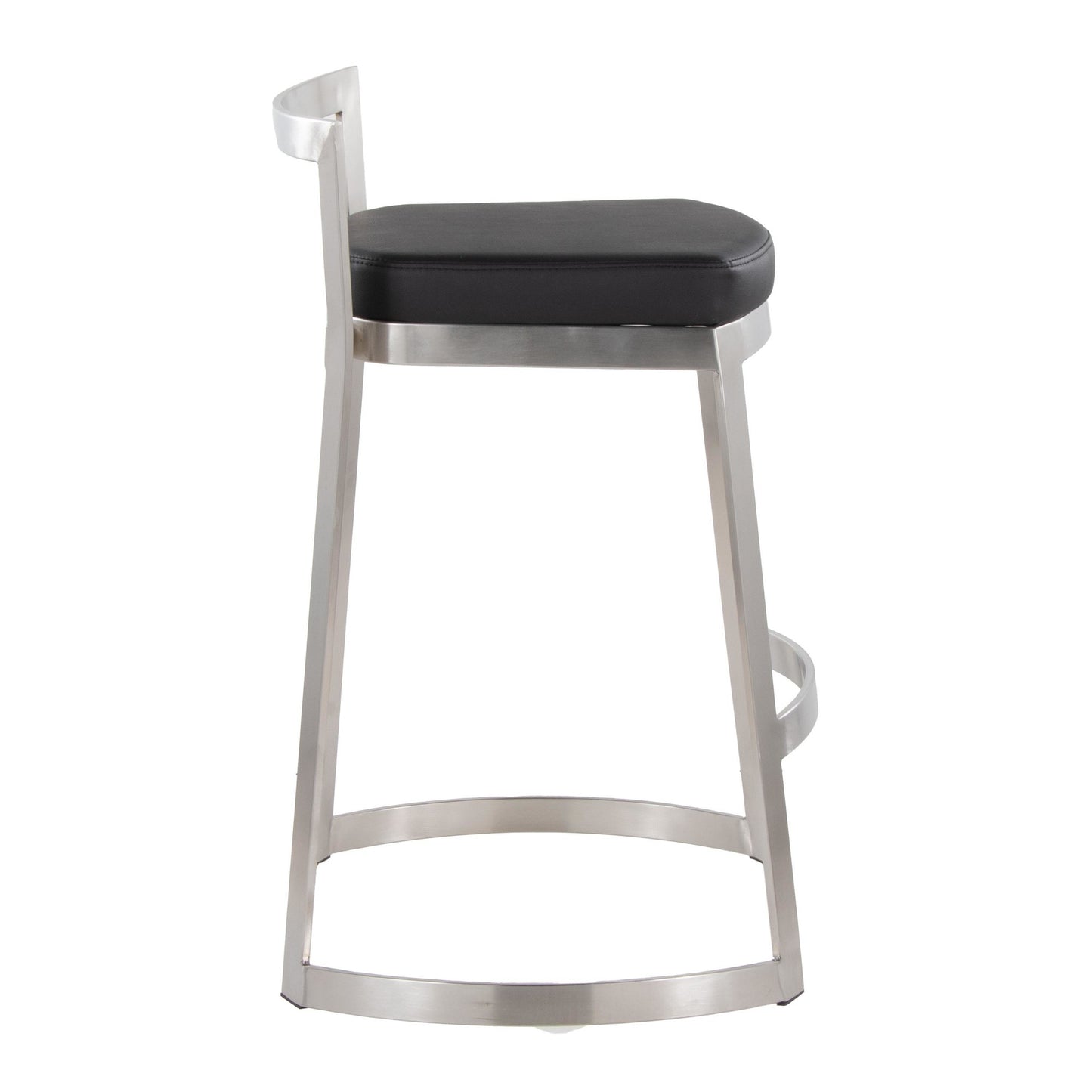 Fuji DLX Counter Stool - Set of 2 By LumiSource - B28-FUJDLX BK2 | Counter Stools | Modishstore - 3