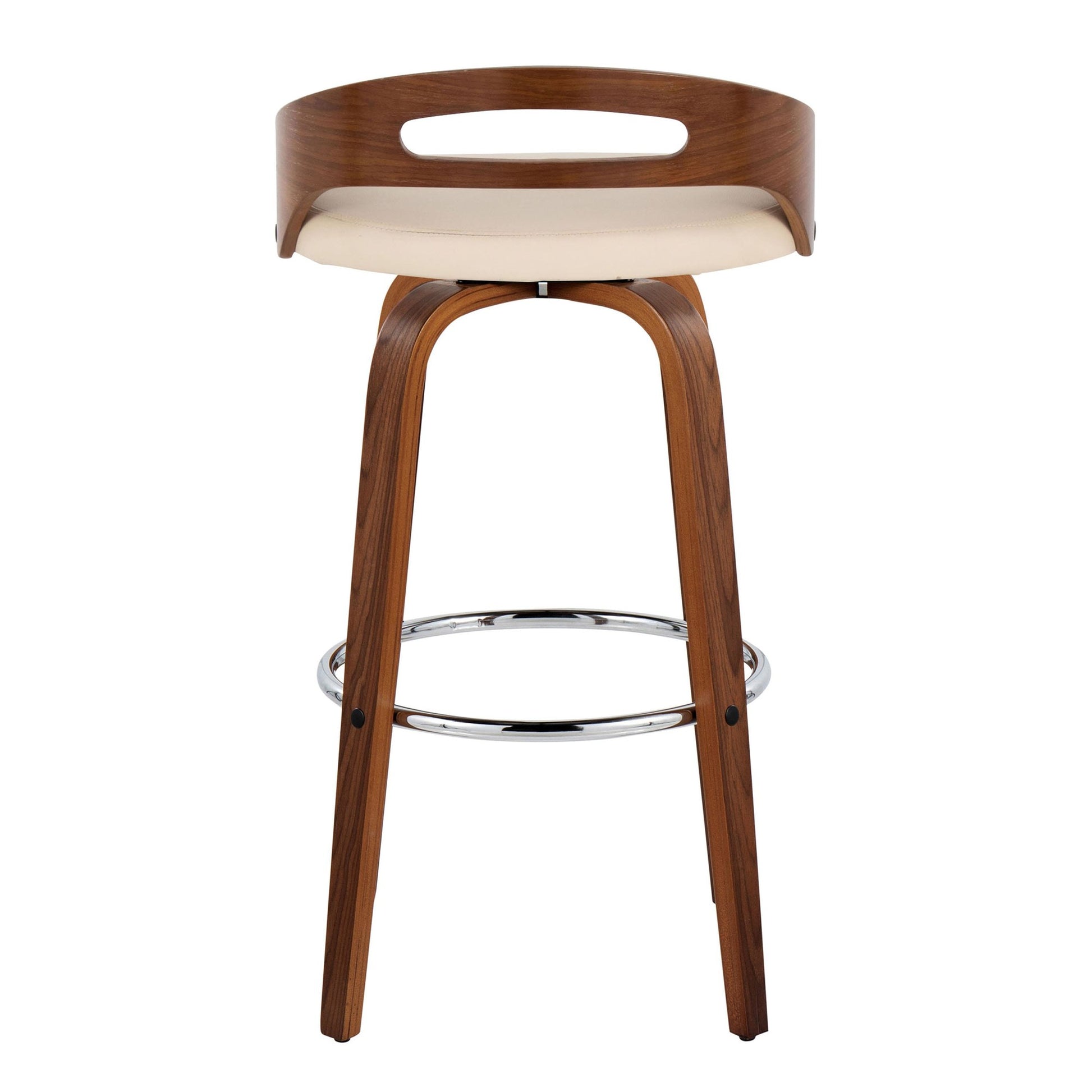 Cassis 30" Fixed-Height Barstool - Set of 2 By LumiSource - B30-CASSISPU-GRTZR2 WLCR2 | Bar Stools | Modishstore - 10