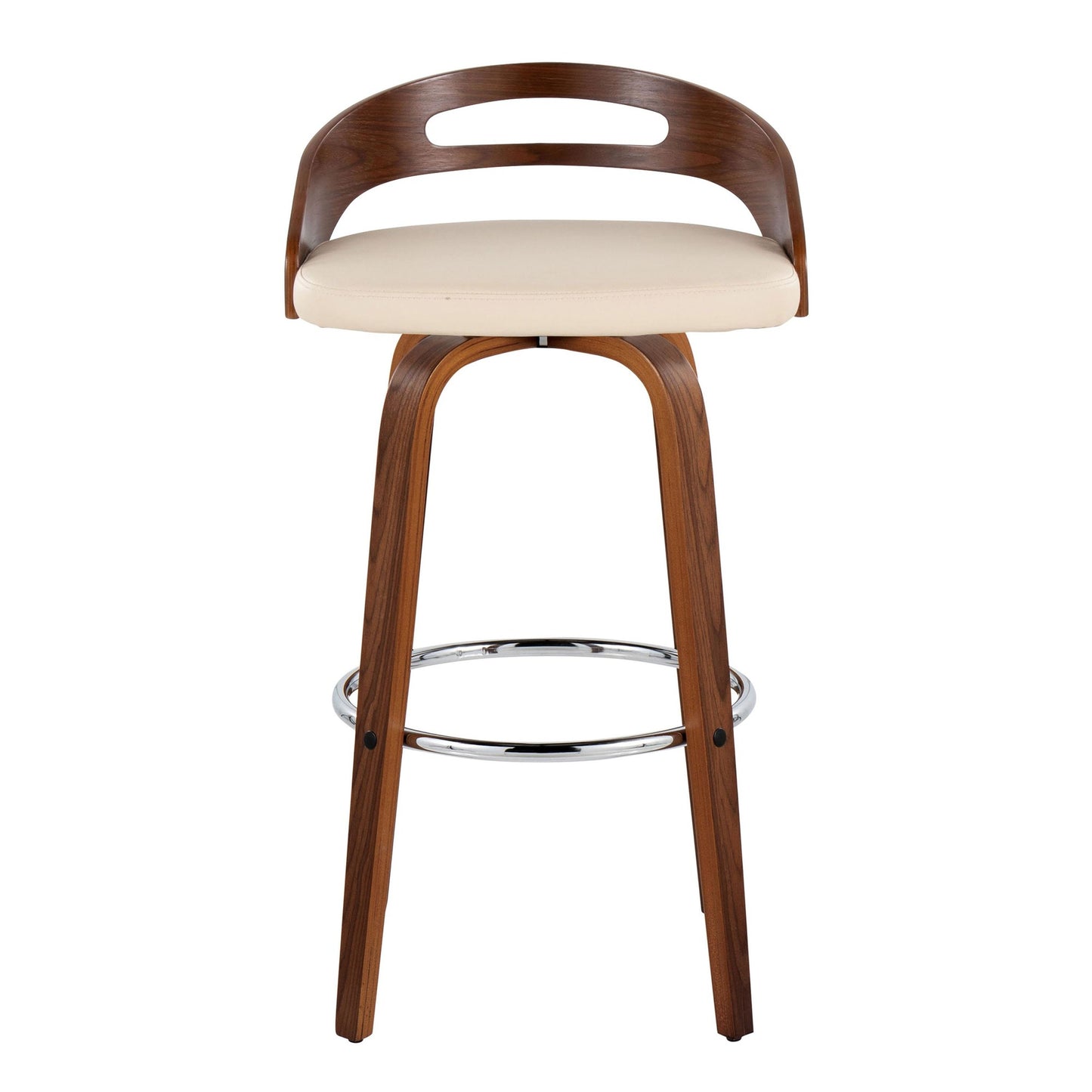 Cassis 30" Fixed-Height Barstool - Set of 2 By LumiSource - B30-CASSISPU-GRTZR2 WLCR2 | Bar Stools | Modishstore - 9