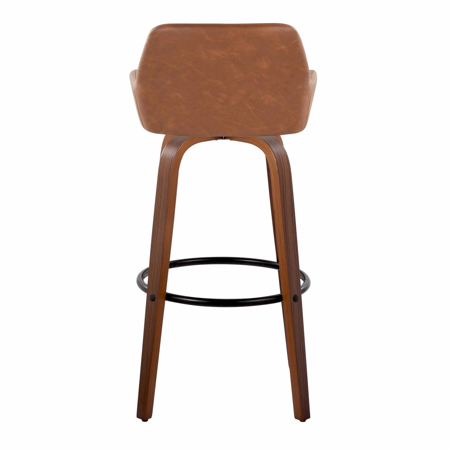 Daniella 30" Fixed-Height Barstool - Set of 2 By LumiSource - B30-DNLAPU-GRTZQ2 WLCAM2 | Bar Stools | Modishstore - 10