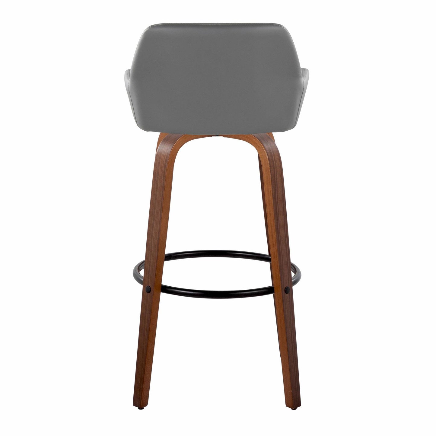 Daniella 30" Fixed-Height Barstool - Set of 2 By LumiSource - B30-DNLAPU-GRTZQ2 WLCAM2 | Bar Stools | Modishstore - 20