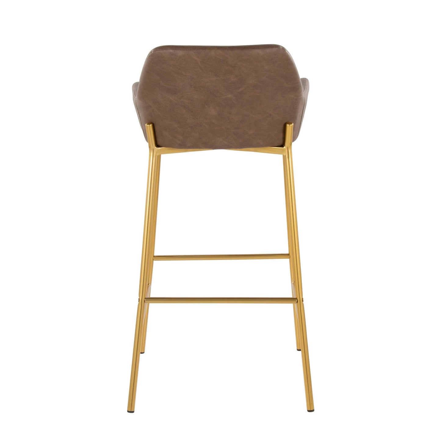 Daniella 30" Fixed-Height Barstool - Set of 2 By LumiSource - B30-DNLAPU2 AUE2 | Bar Stools | Modishstore - 7