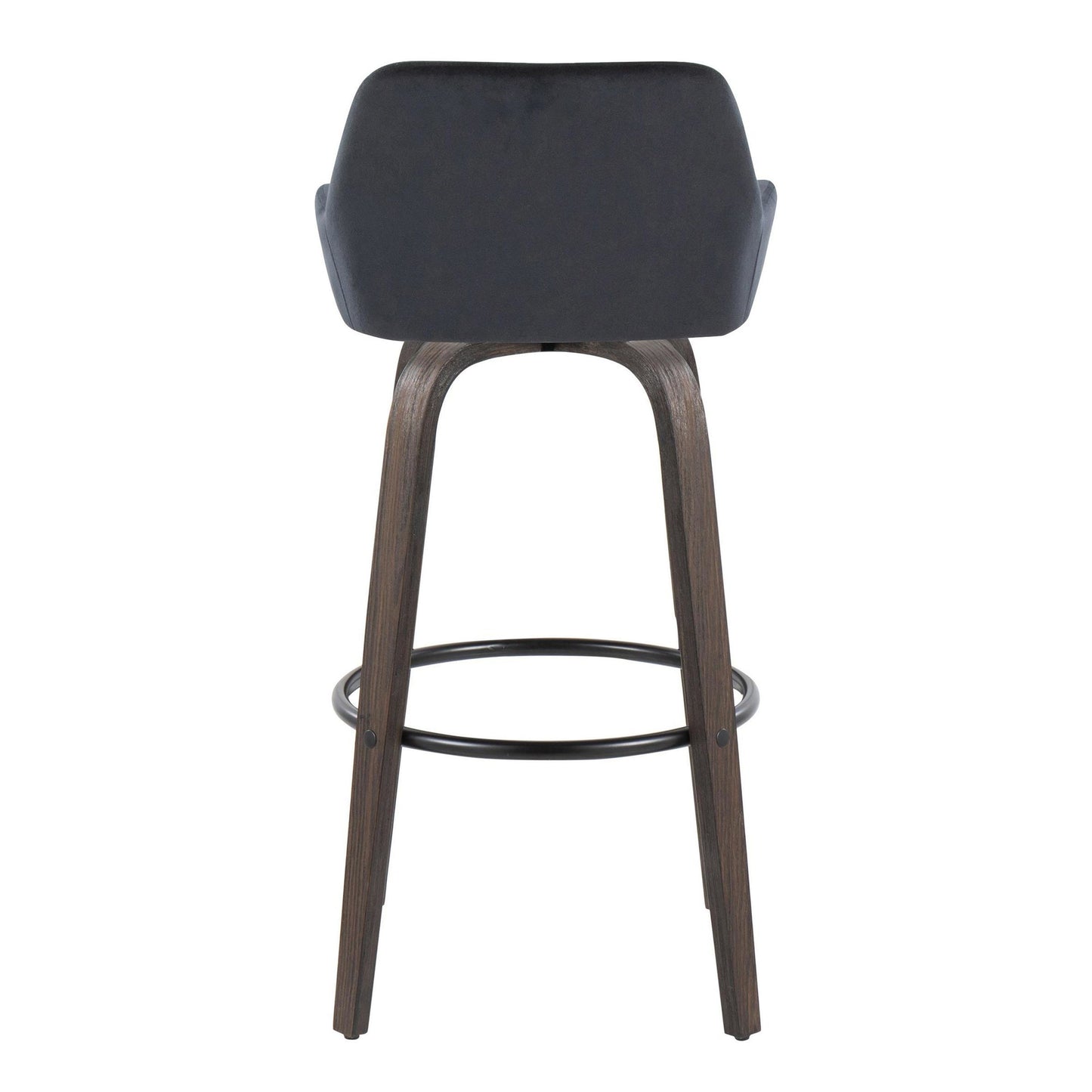 Daniella 30" Fixed-Height Barstool - Set of 2 By LumiSource - B30-DNLAV-GRTZQ2 BNBK2 | Bar Stools | Modishstore - 10