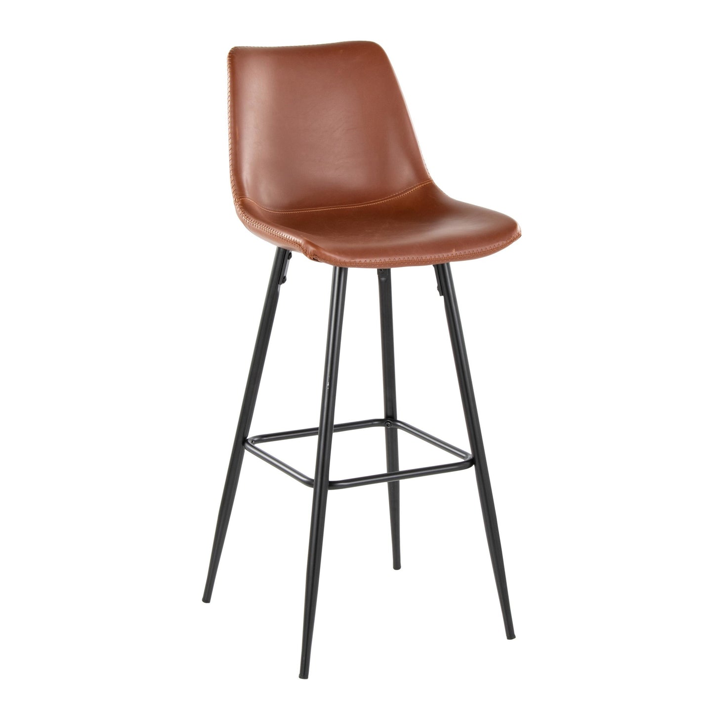 Durango 30" Fixed-Height Barstool - Set of 2 By LumiSource - B30-DRNGPU-MARGX2 BKCG2 | Bar Stools | Modishstore - 4