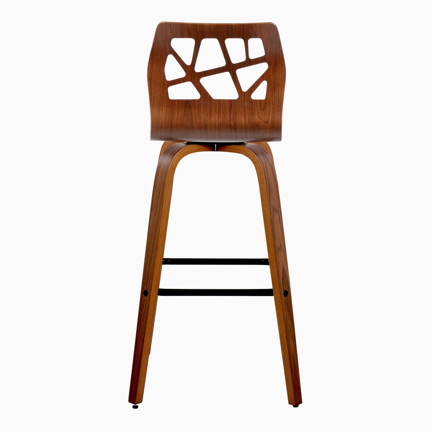 Folia 30" Fixed-Height Barstool - Set of 2 By LumiSource - B30-FOLIAPU-GRTZX2 NANACR2 | Bar Stools | Modishstore - 21