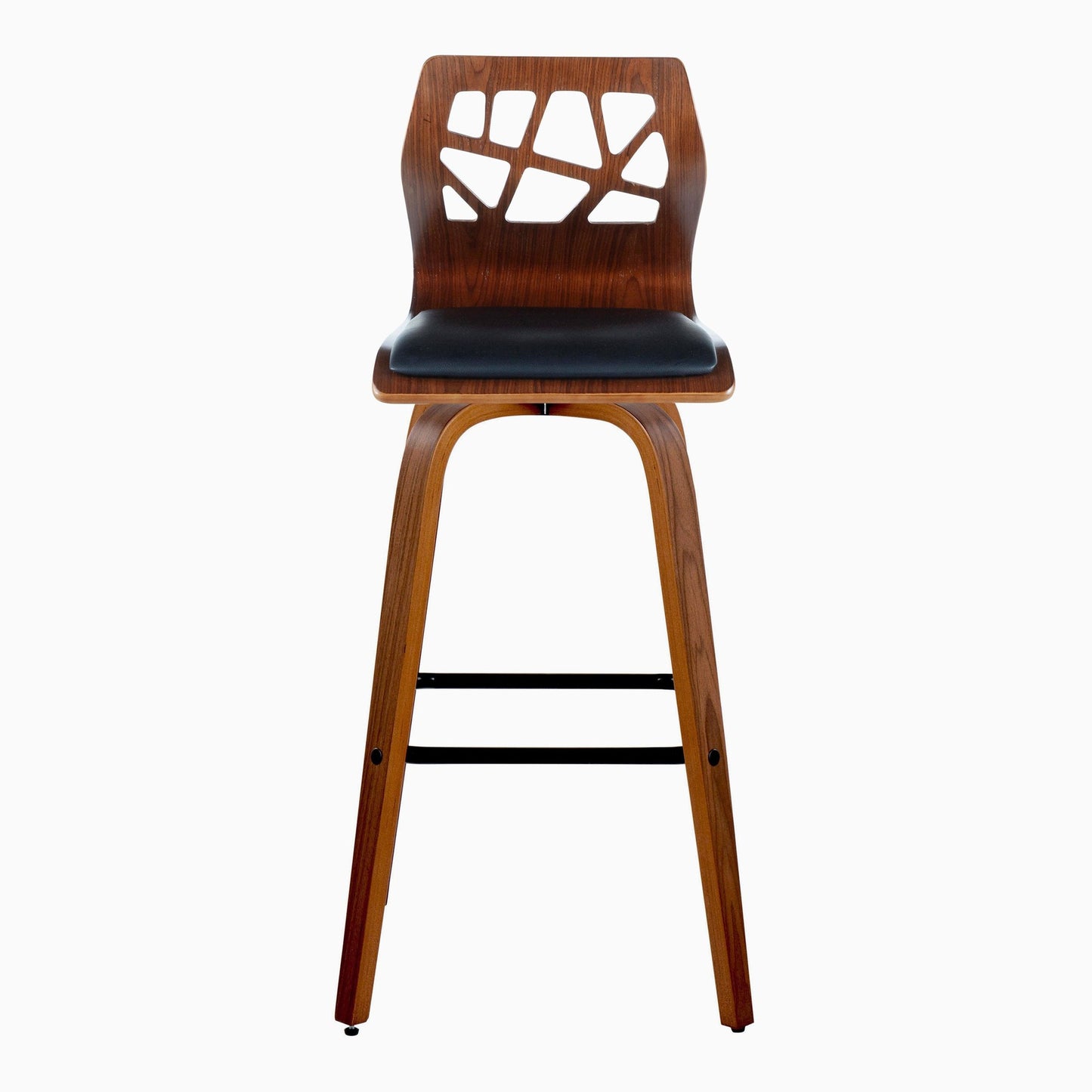 Folia 30" Fixed-Height Barstool - Set of 2 By LumiSource - B30-FOLIAPU-GRTZX2 NANACR2 | Bar Stools | Modishstore - 20