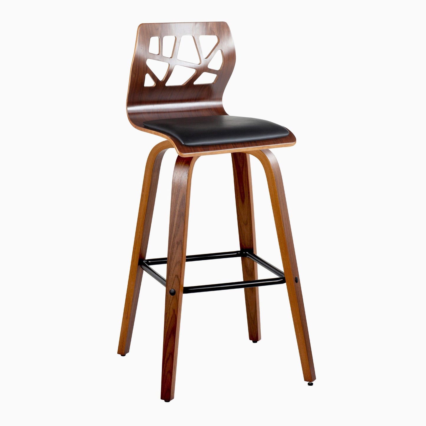 Folia 30" Fixed-Height Barstool - Set of 2 By LumiSource - B30-FOLIAPU-GRTZX2 NANACR2 | Bar Stools | Modishstore - 17