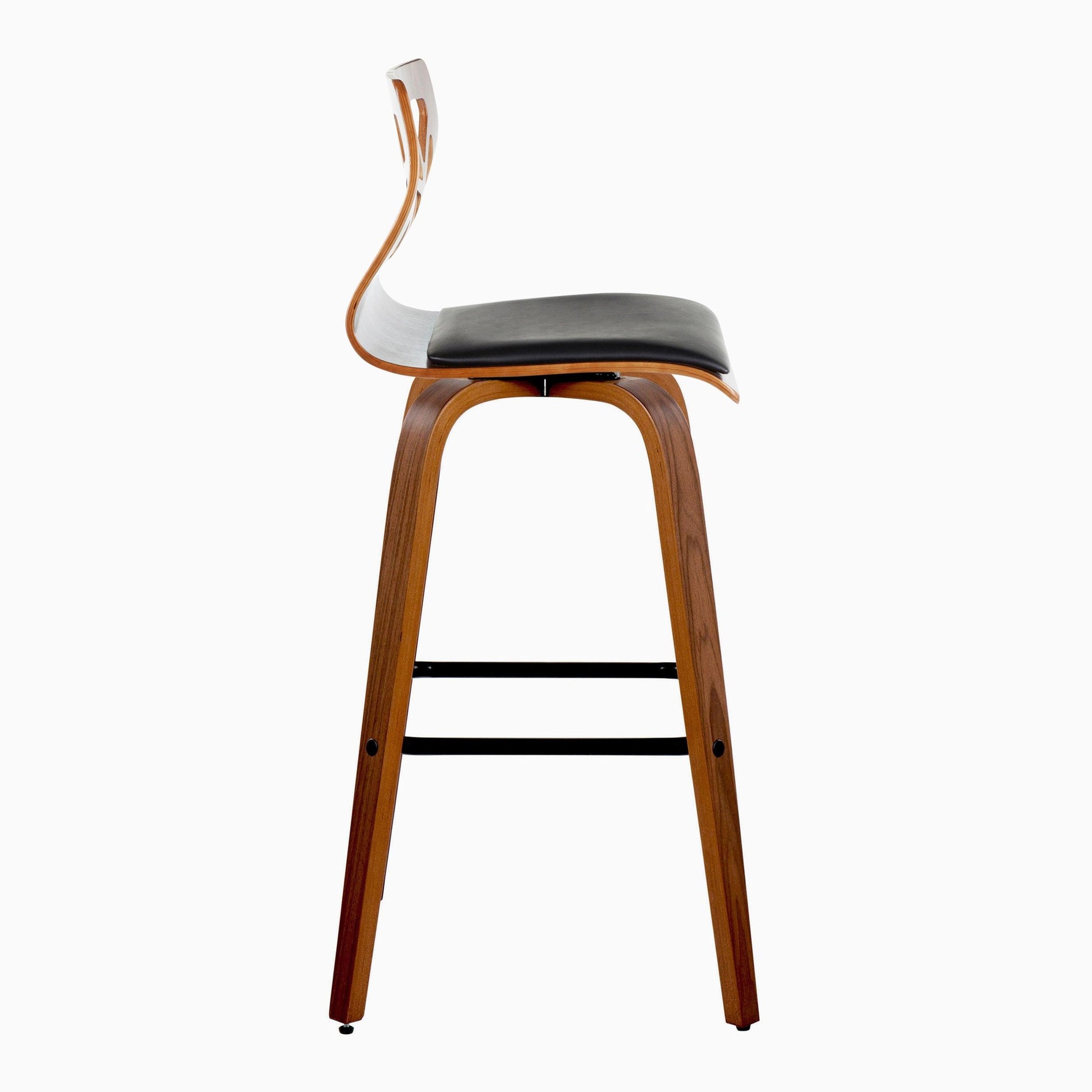 Folia 30" Fixed-Height Barstool - Set of 2 By LumiSource - B30-FOLIAPU-GRTZX2 NANACR2 | Bar Stools | Modishstore - 18