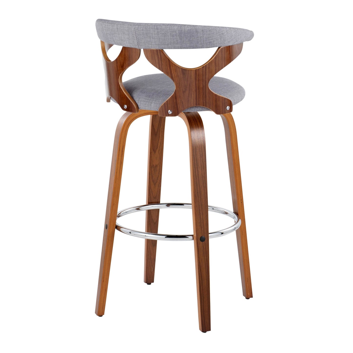 Gardenia 30" Fixed-Height Barstool - Set of 2 By LumiSource - B30-GARDFB-GRTZR2 WLWLCHAR2 | Bar Stools | Modishstore - 18