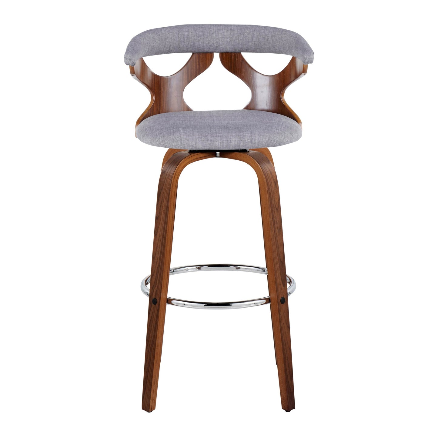 Gardenia 30" Fixed-Height Barstool - Set of 2 By LumiSource - B30-GARDFB-GRTZR2 WLWLCHAR2 | Bar Stools | Modishstore - 19