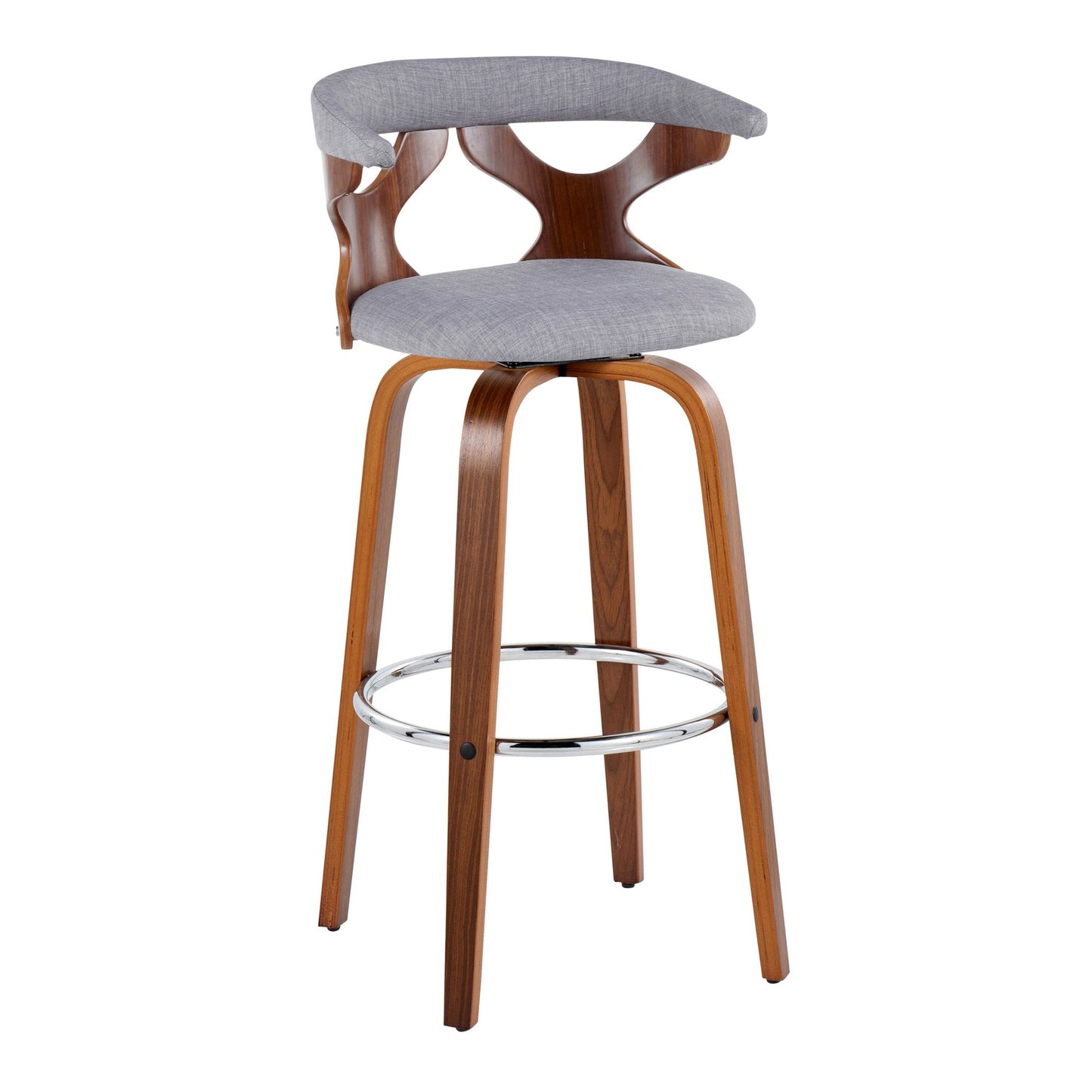 Gardenia 30" Fixed-Height Barstool - Set of 2 By LumiSource - B30-GARDFB-GRTZR2 WLWLCHAR2 | Bar Stools | Modishstore - 16