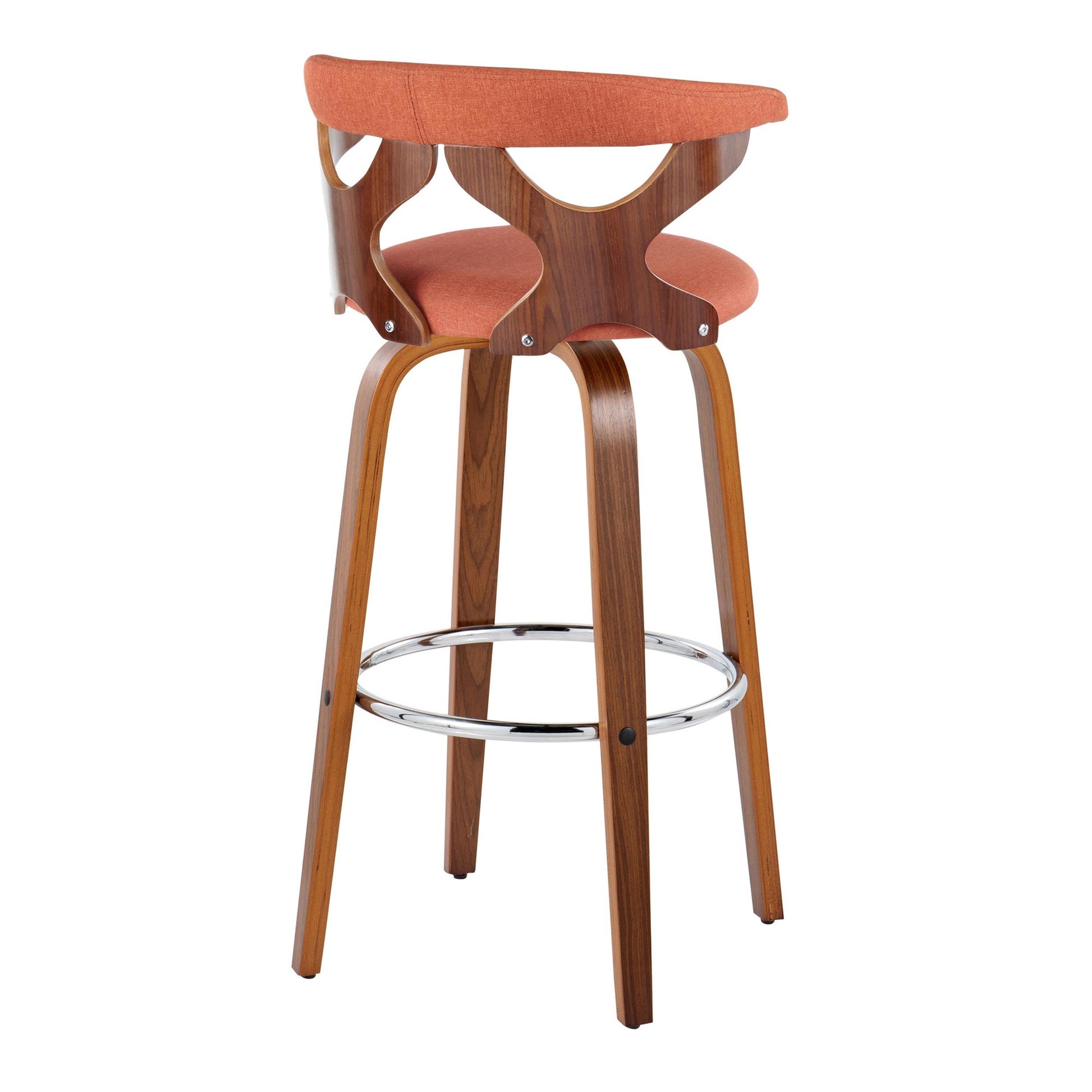 Gardenia 30" Fixed-Height Barstool - Set of 2 By LumiSource - B30-GARDFB-GRTZR2 WLWLCHAR2 | Bar Stools | Modishstore - 28