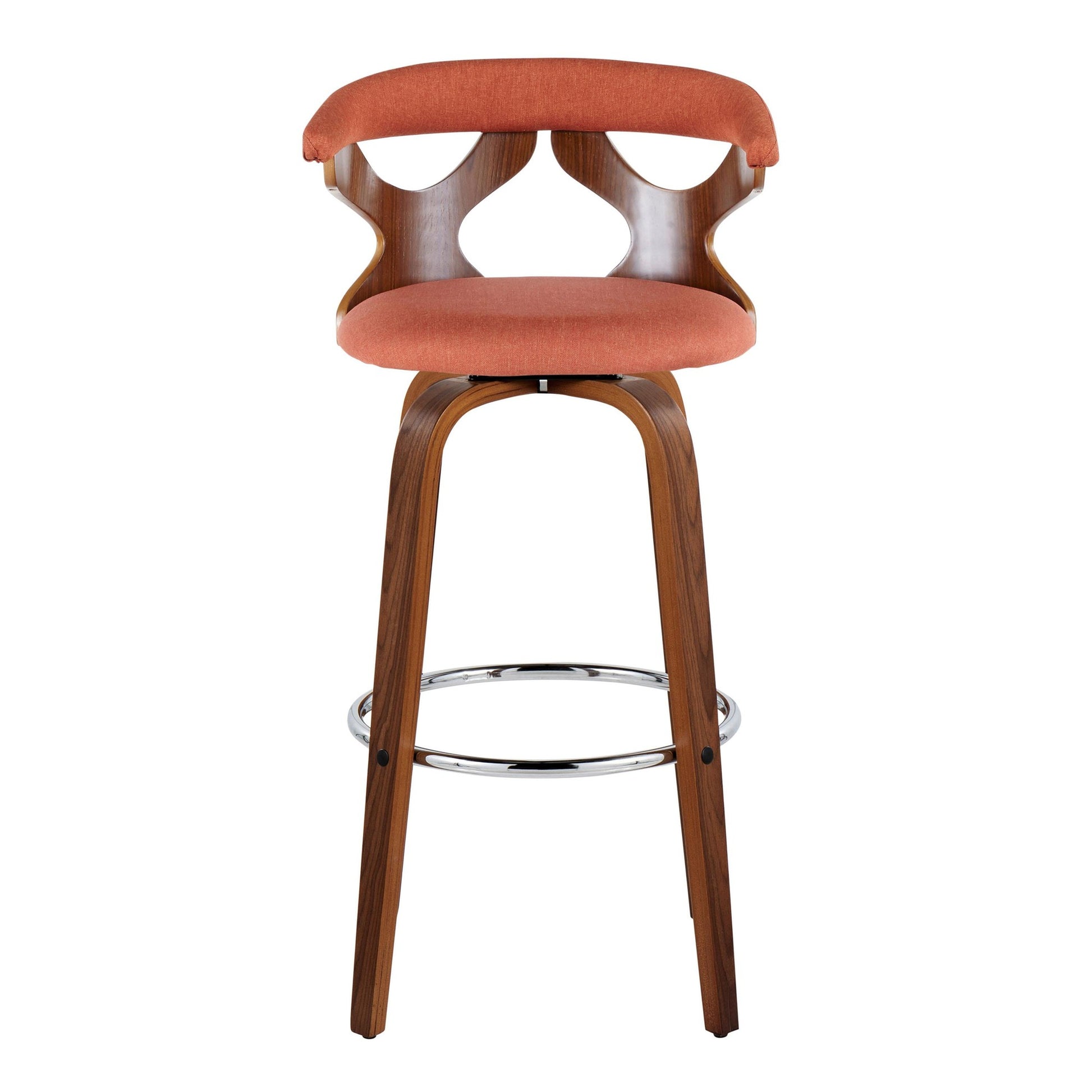 Gardenia 30" Fixed-Height Barstool - Set of 2 By LumiSource - B30-GARDFB-GRTZR2 WLWLCHAR2 | Bar Stools | Modishstore - 29