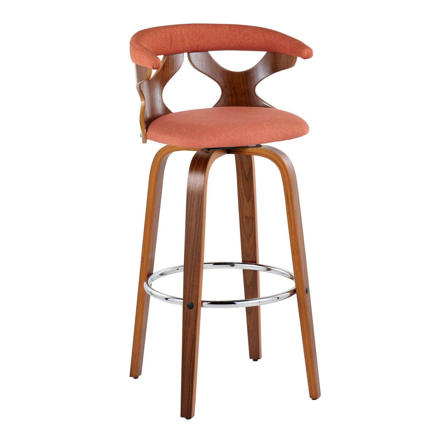 Gardenia 30" Fixed-Height Barstool - Set of 2 By LumiSource - B30-GARDFB-GRTZR2 WLWLCHAR2 | Bar Stools | Modishstore - 26