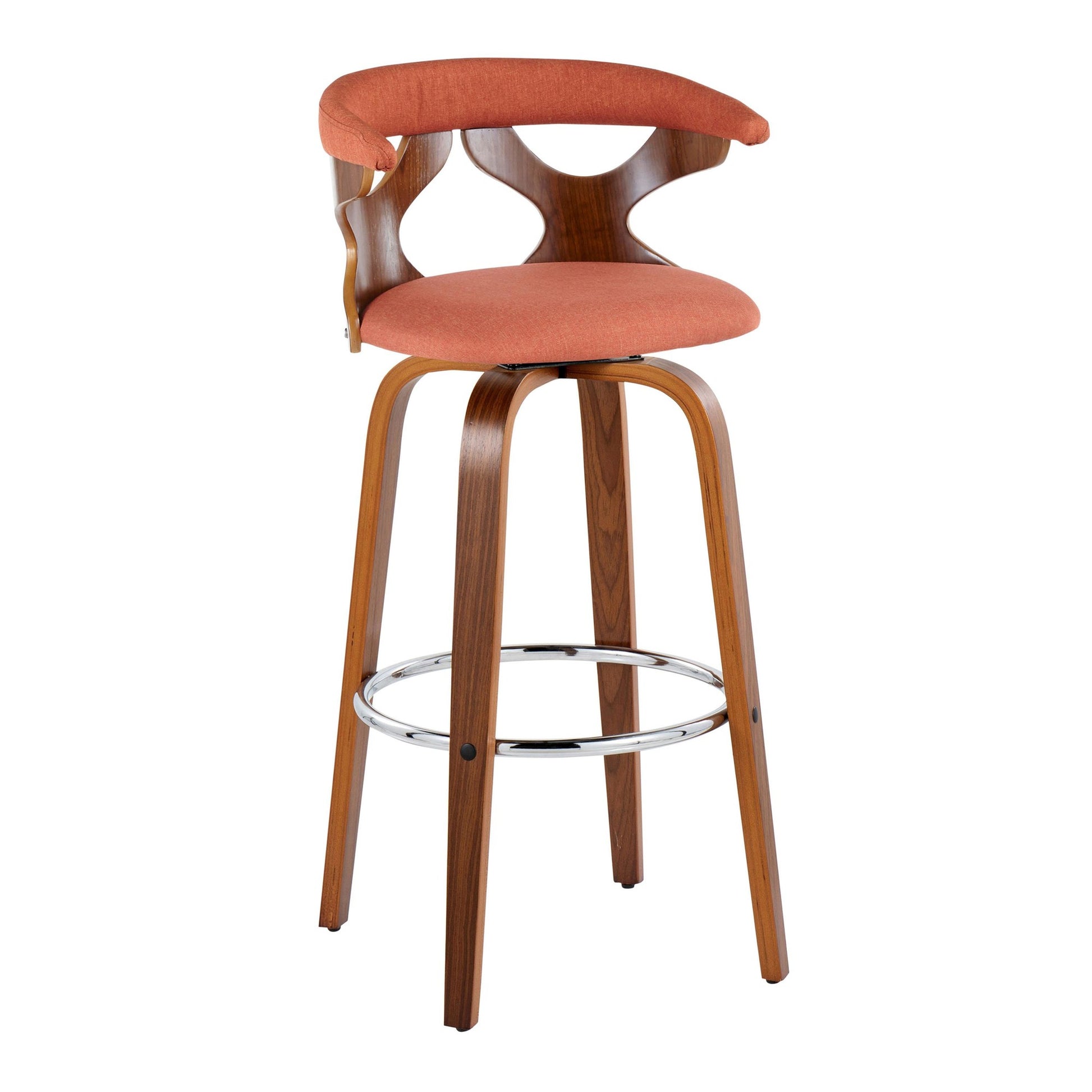 Gardenia 30" Fixed-Height Barstool - Set of 2 By LumiSource - B30-GARDFB-GRTZR2 WLWLCHAR2 | Bar Stools | Modishstore - 26