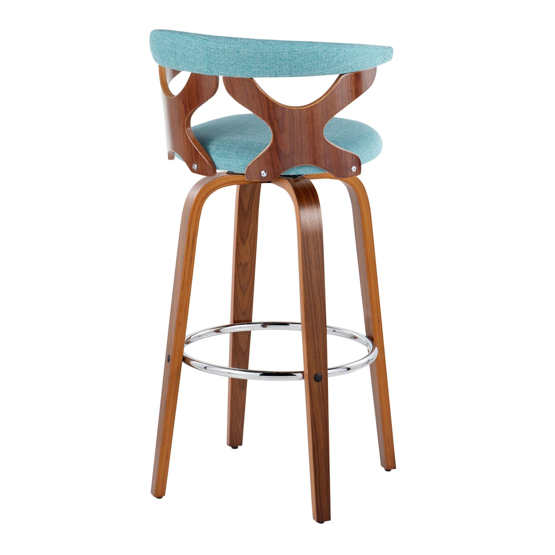 Gardenia 30" Fixed-Height Barstool - Set of 2 By LumiSource - B30-GARDFB-GRTZR2 WLWLCHAR2 | Bar Stools | Modishstore - 38