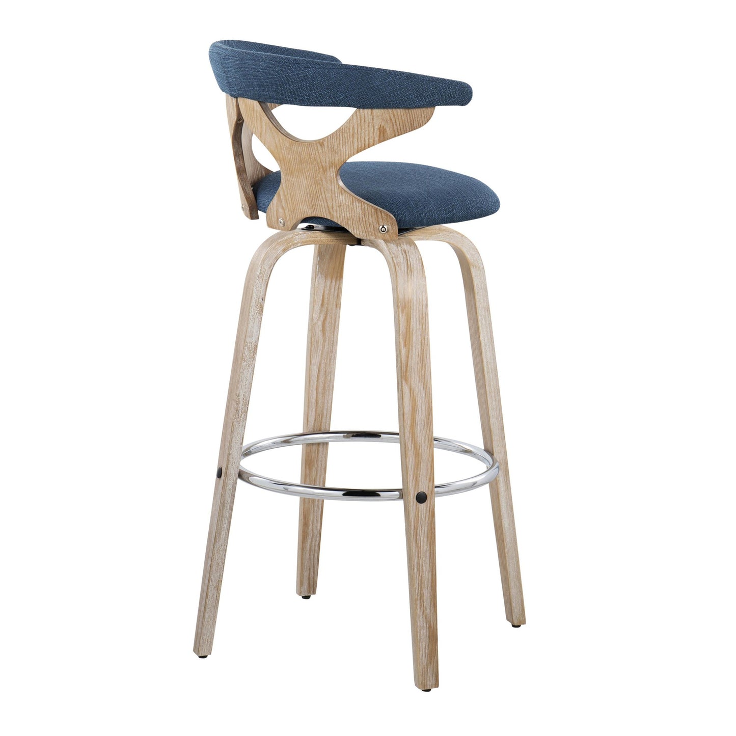 Gardenia 30" Fixed-Height Barstool - Set of 2 By LumiSource - B30-GARDFB-GRTZR2 WWBU2 | Bar Stools | Modishstore - 8