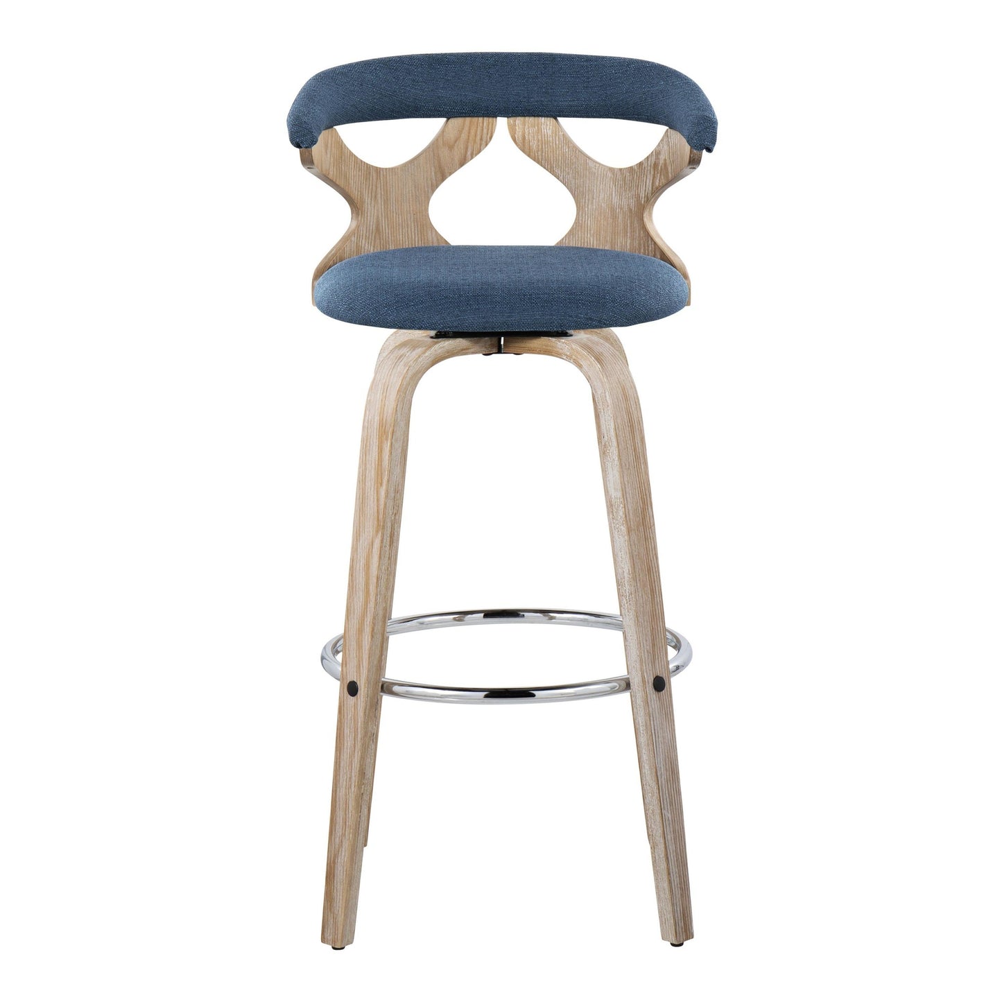 Gardenia 30" Fixed-Height Barstool - Set of 2 By LumiSource - B30-GARDFB-GRTZR2 WWBU2 | Bar Stools | Modishstore - 9