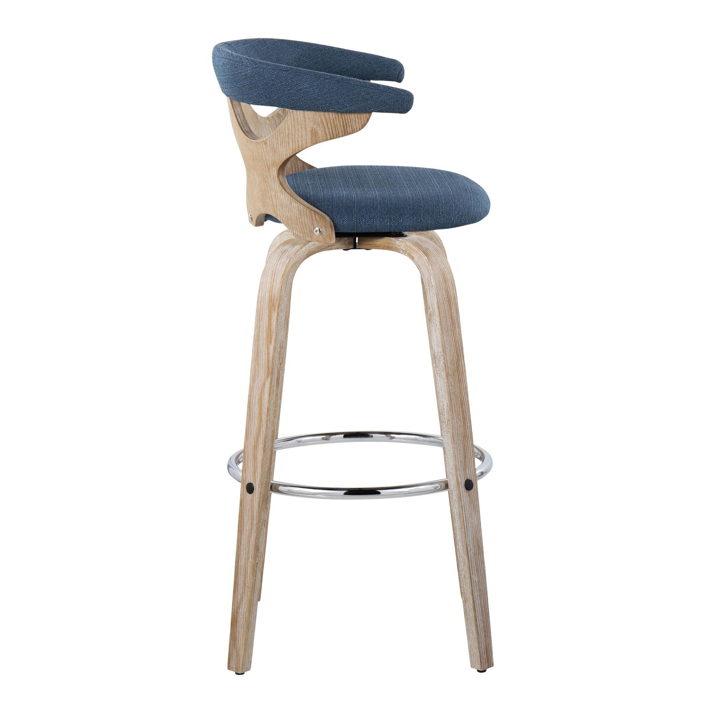 Gardenia 30" Fixed-Height Barstool - Set of 2 By LumiSource - B30-GARDFB-GRTZR2 WWBU2 | Bar Stools | Modishstore - 7