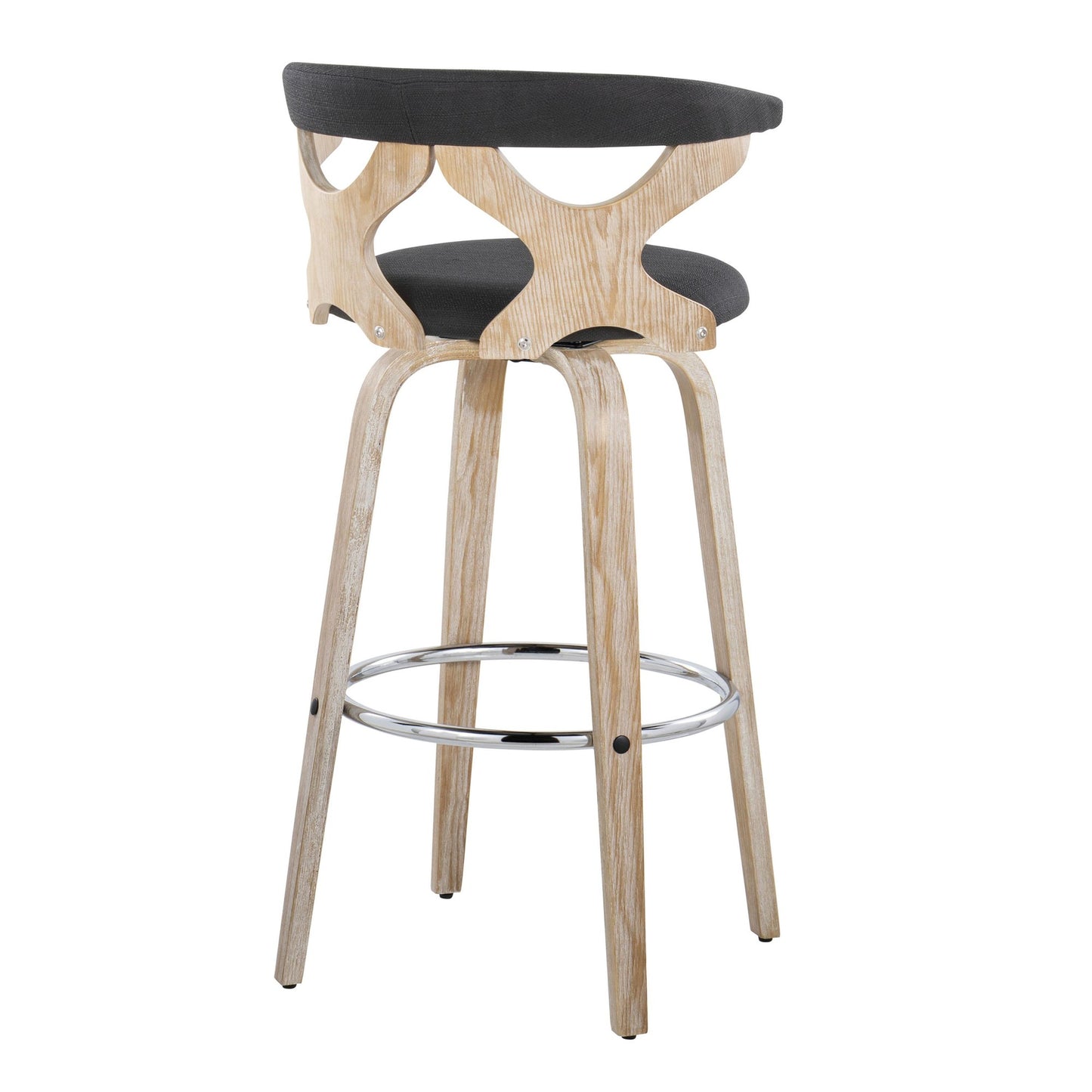 Gardenia 30" Fixed-Height Barstool - Set of 2 By LumiSource - B30-GARDFB-GRTZR2 WWBU2 | Bar Stools | Modishstore - 18