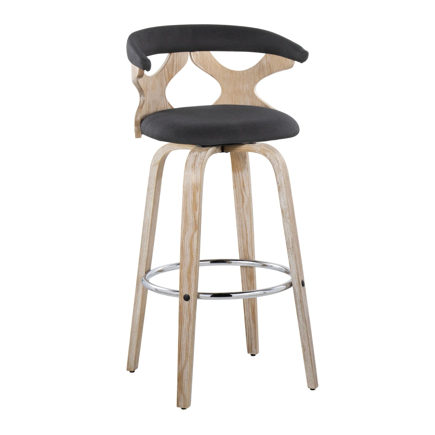 Gardenia 30" Fixed-Height Barstool - Set of 2 By LumiSource - B30-GARDFB-GRTZR2 WWBU2 | Bar Stools | Modishstore - 16