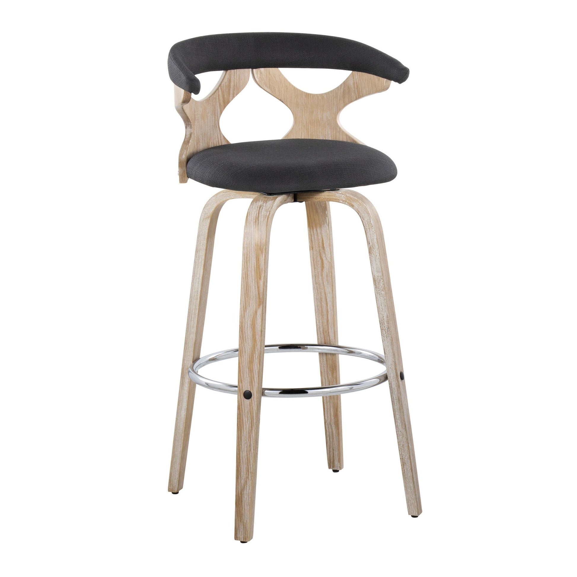 Gardenia 30" Fixed-Height Barstool - Set of 2 By LumiSource - B30-GARDFB-GRTZR2 WWBU2 | Bar Stools | Modishstore - 16