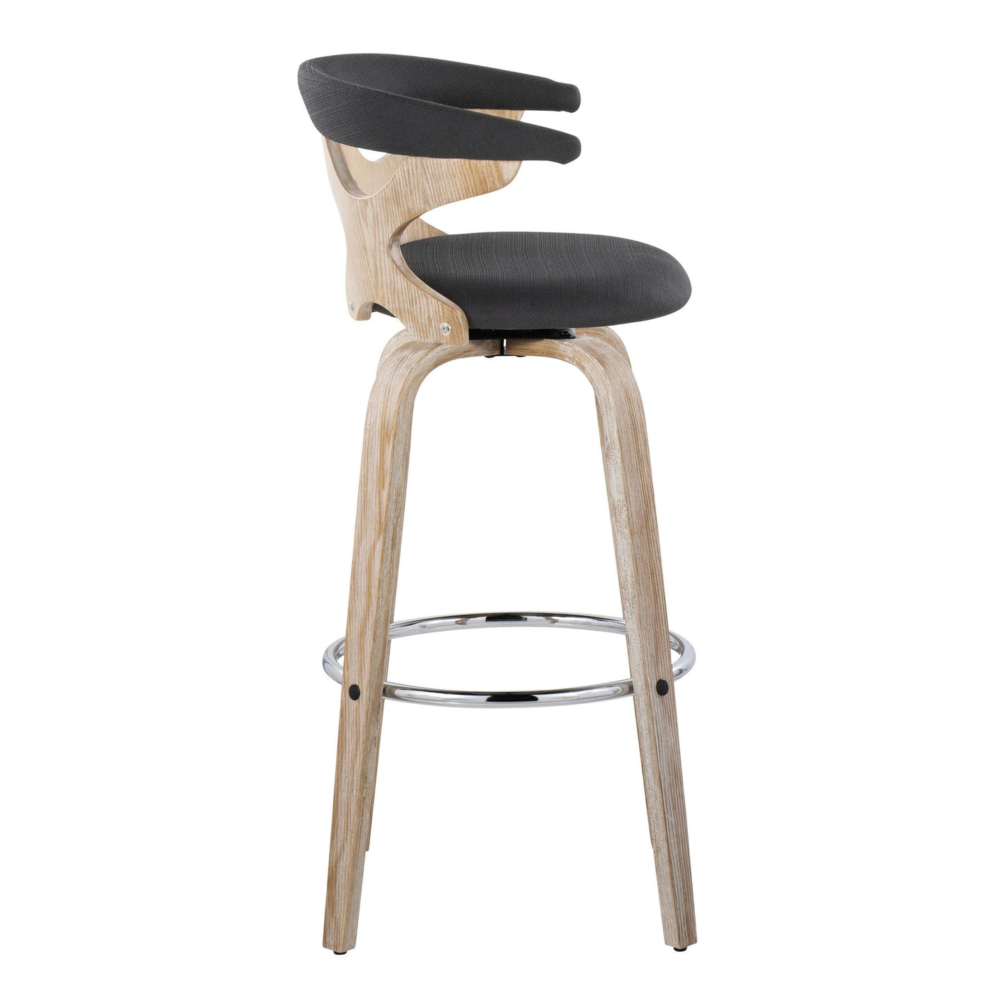 Gardenia 30" Fixed-Height Barstool - Set of 2 By LumiSource - B30-GARDFB-GRTZR2 WWBU2 | Bar Stools | Modishstore - 17