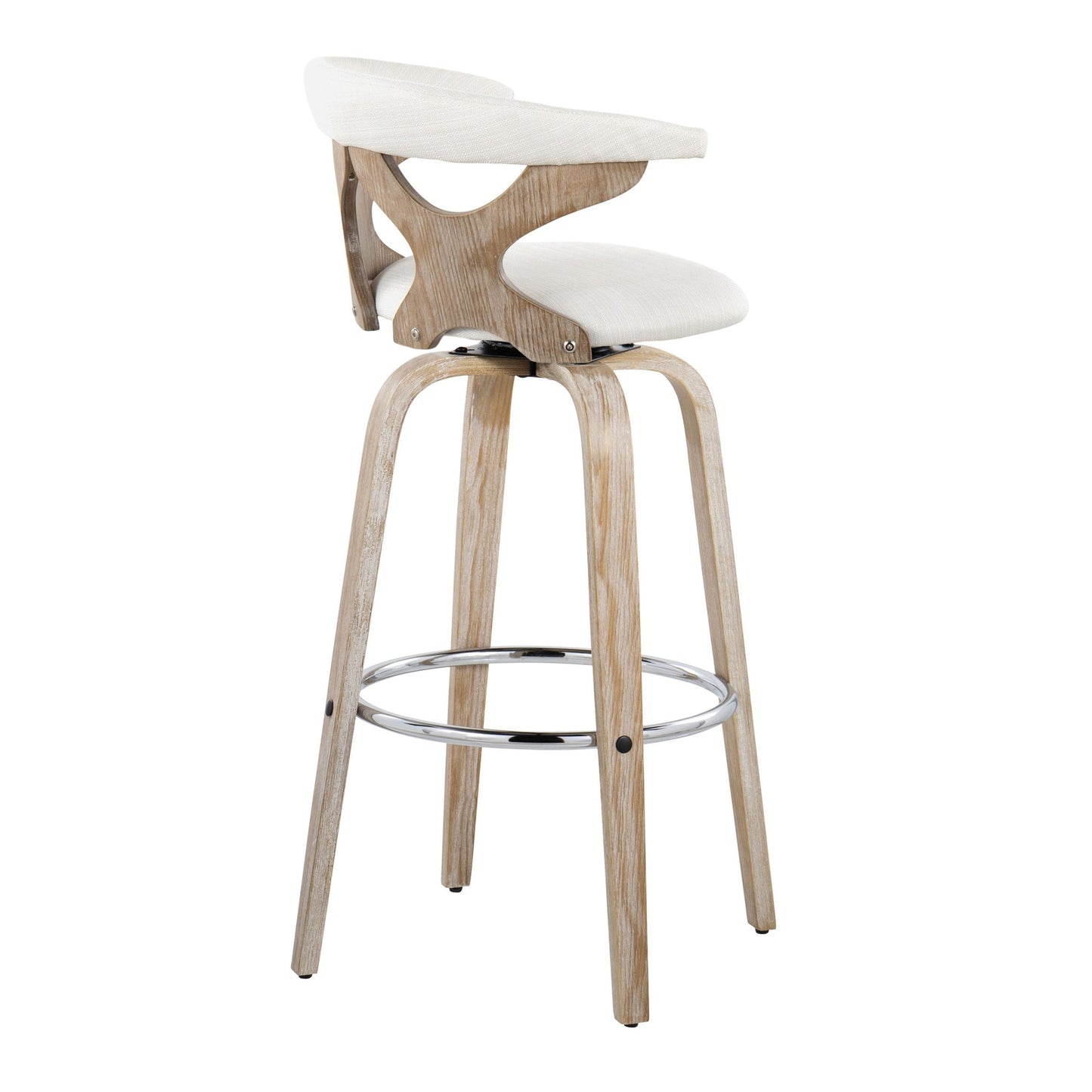 Gardenia 30" Fixed-Height Barstool - Set of 2 By LumiSource - B30-GARDFB-GRTZR2 WWBU2 | Bar Stools | Modishstore - 28