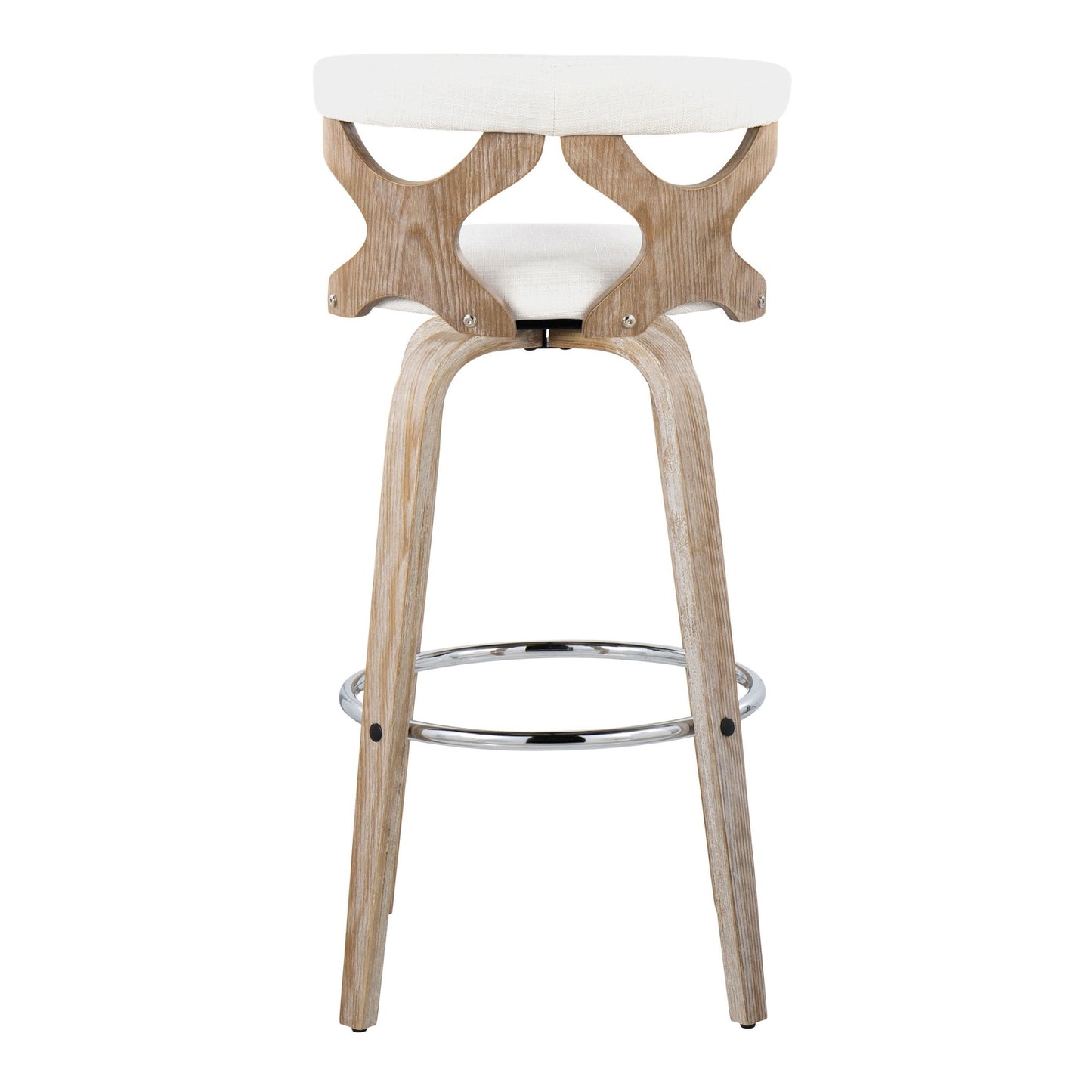 Gardenia 30" Fixed-Height Barstool - Set of 2 By LumiSource - B30-GARDFB-GRTZR2 WWBU2 | Bar Stools | Modishstore - 30