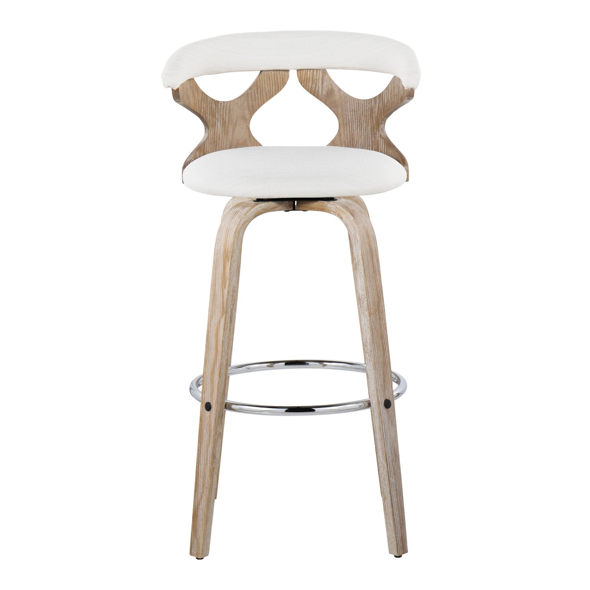 Gardenia 30" Fixed-Height Barstool - Set of 2 By LumiSource - B30-GARDFB-GRTZR2 WWBU2 | Bar Stools | Modishstore - 29