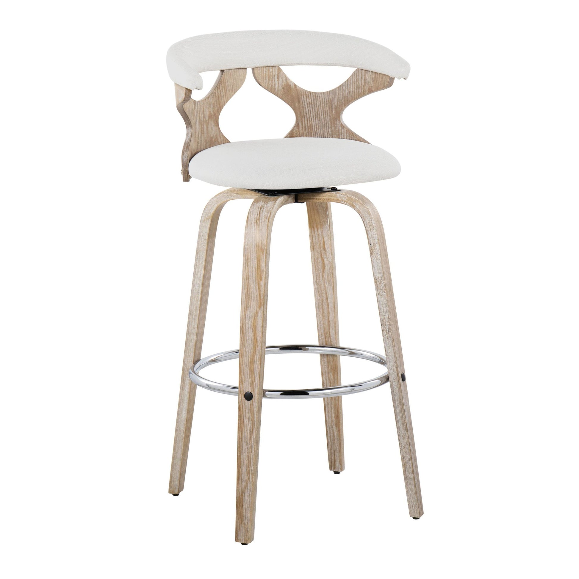 Gardenia 30" Fixed-Height Barstool - Set of 2 By LumiSource - B30-GARDFB-GRTZR2 WWBU2 | Bar Stools | Modishstore - 26