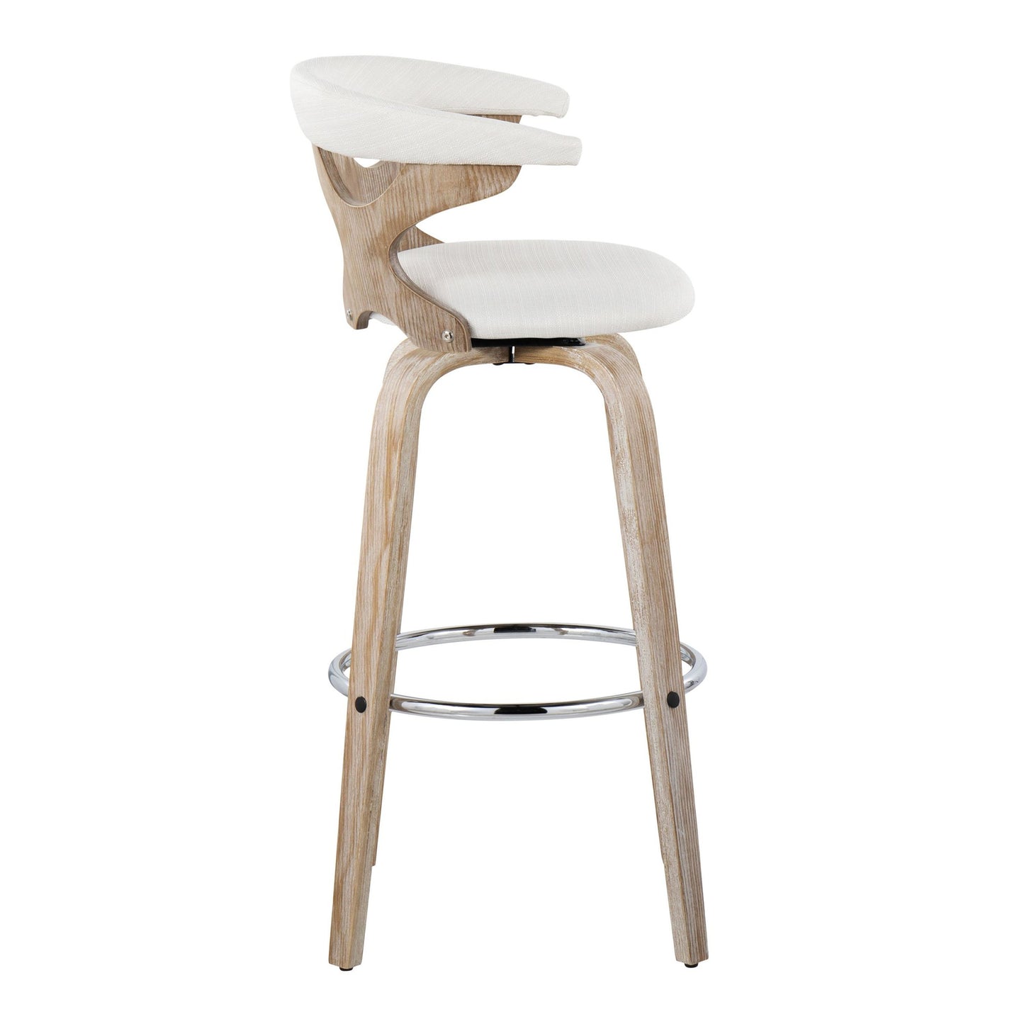 Gardenia 30" Fixed-Height Barstool - Set of 2 By LumiSource - B30-GARDFB-GRTZR2 WWBU2 | Bar Stools | Modishstore - 27