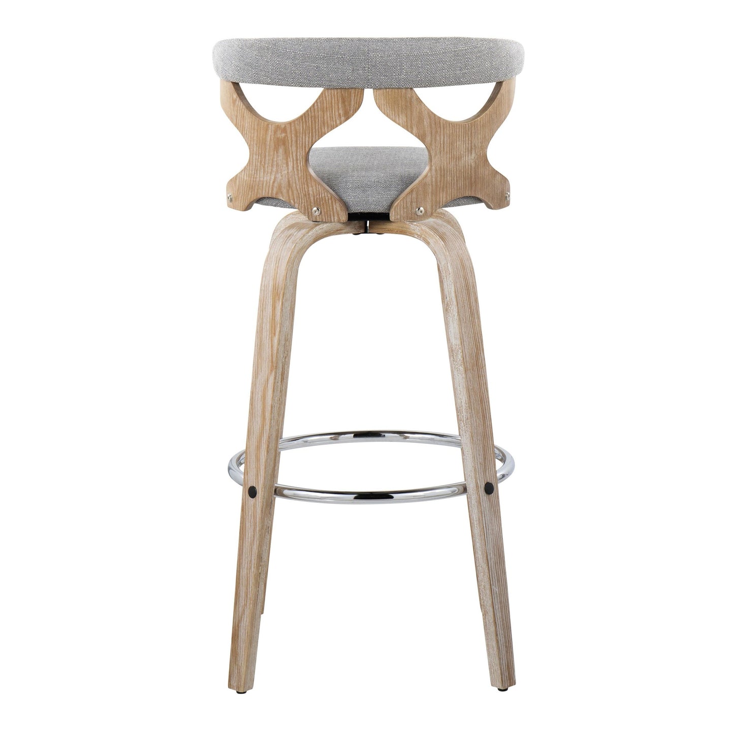 Gardenia 30" Fixed-Height Barstool - Set of 2 By LumiSource - B30-GARDFB-GRTZR2 WWBU2 | Bar Stools | Modishstore - 40