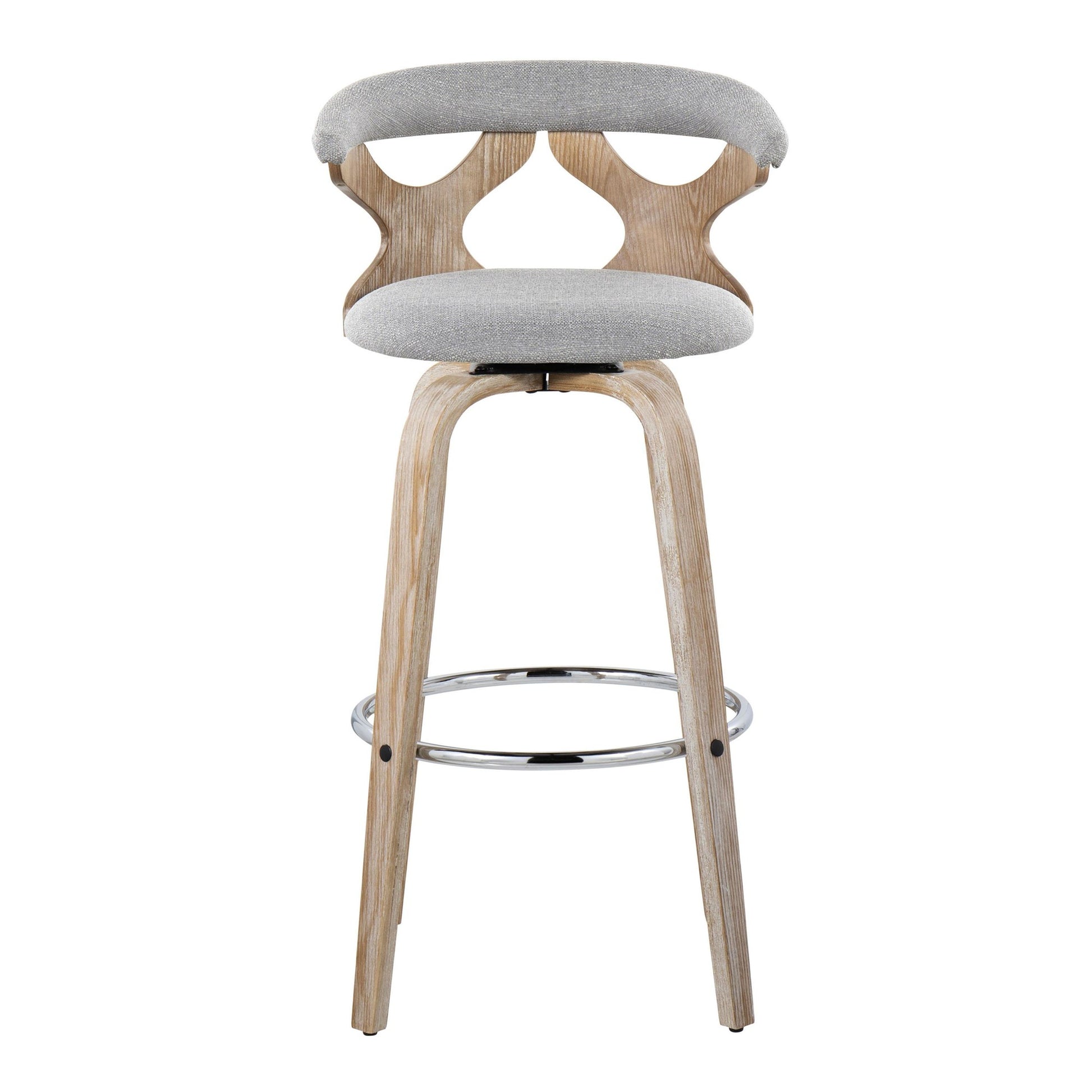 Gardenia 30" Fixed-Height Barstool - Set of 2 By LumiSource - B30-GARDFB-GRTZR2 WWBU2 | Bar Stools | Modishstore - 39