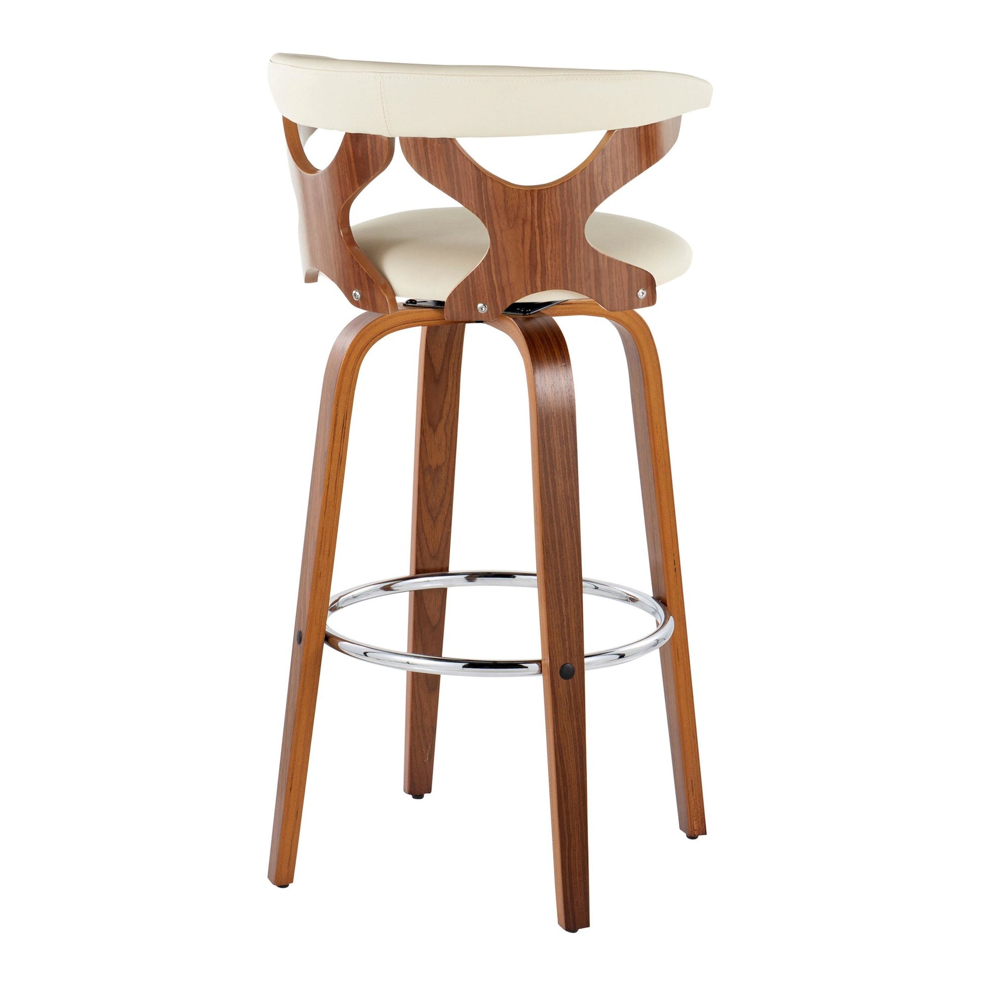 Gardenia 30" Fixed-Height Barstool - Set of 2 By LumiSource - B30-GARDPU-GRTZR2 WLWLCR2 | Bar Stools | Modishstore - 8