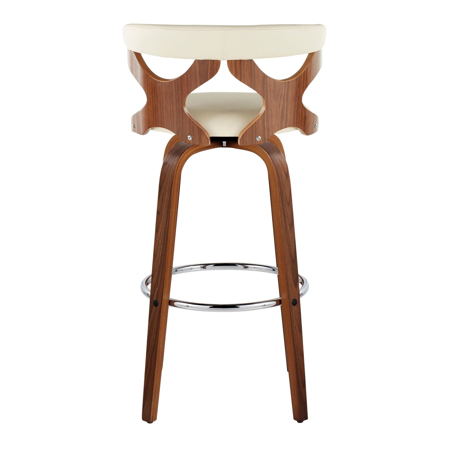 Gardenia 30" Fixed-Height Barstool - Set of 2 By LumiSource - B30-GARDPU-GRTZR2 WLWLCR2 | Bar Stools | Modishstore - 10