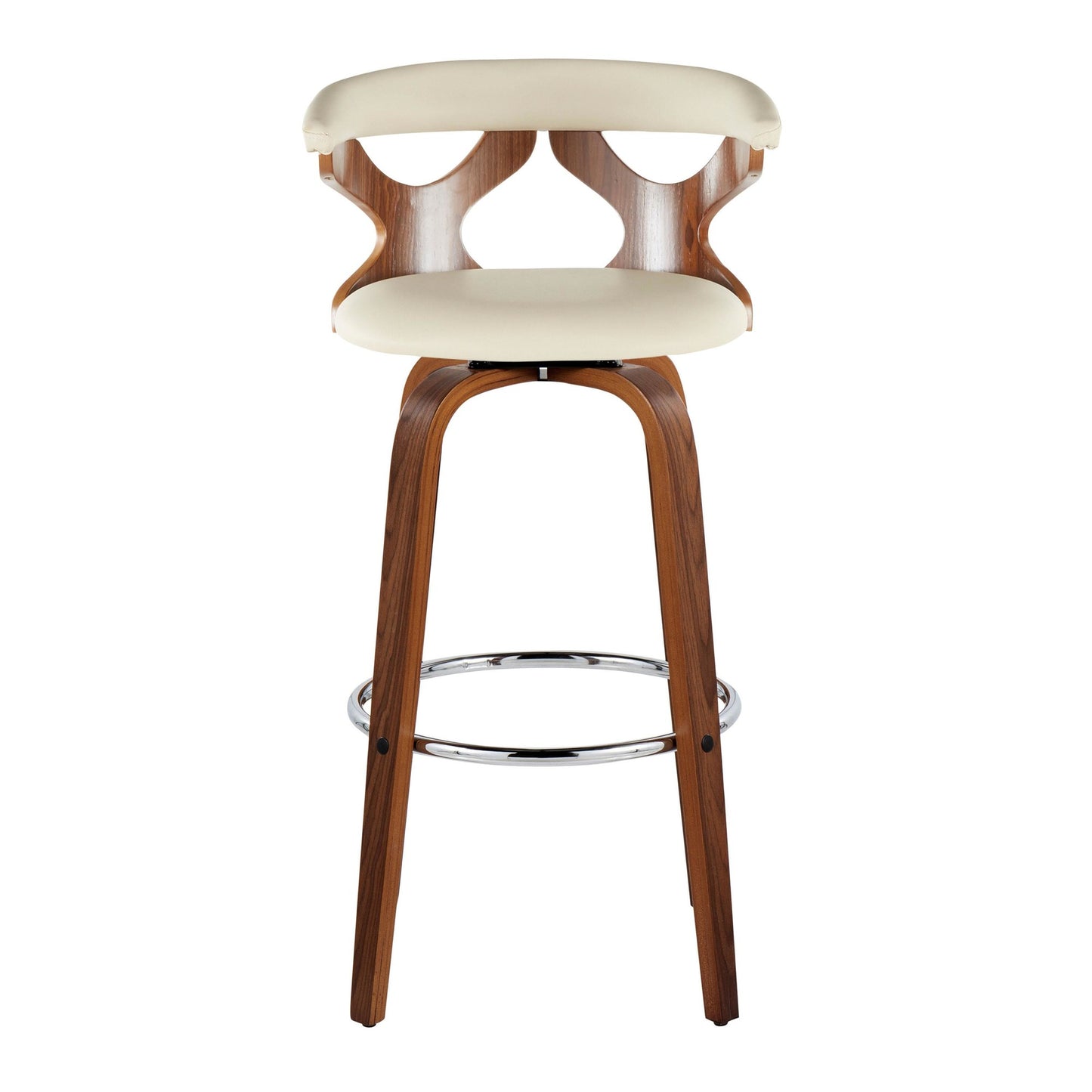 Gardenia 30" Fixed-Height Barstool - Set of 2 By LumiSource - B30-GARDPU-GRTZR2 WLWLCR2 | Bar Stools | Modishstore - 9